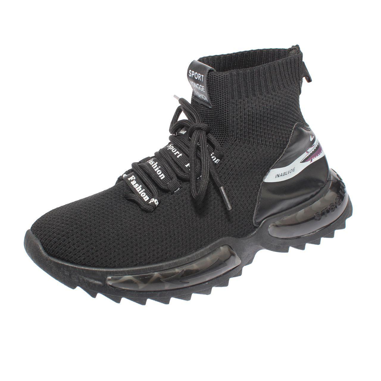Zapatilla Caña Negro Vía Franca Hombre-0