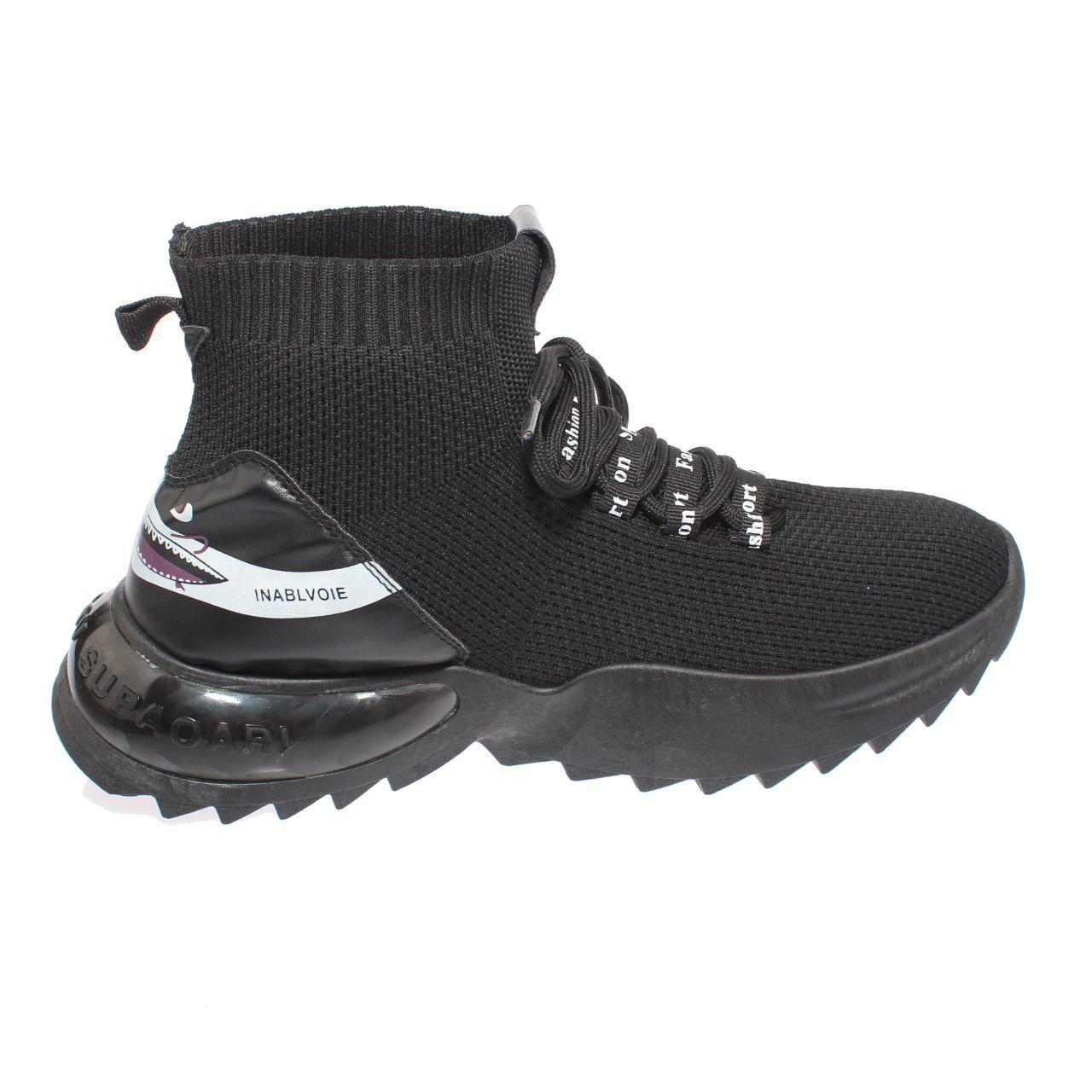 Zapatilla Caña Negro Vía Franca Hombre-2