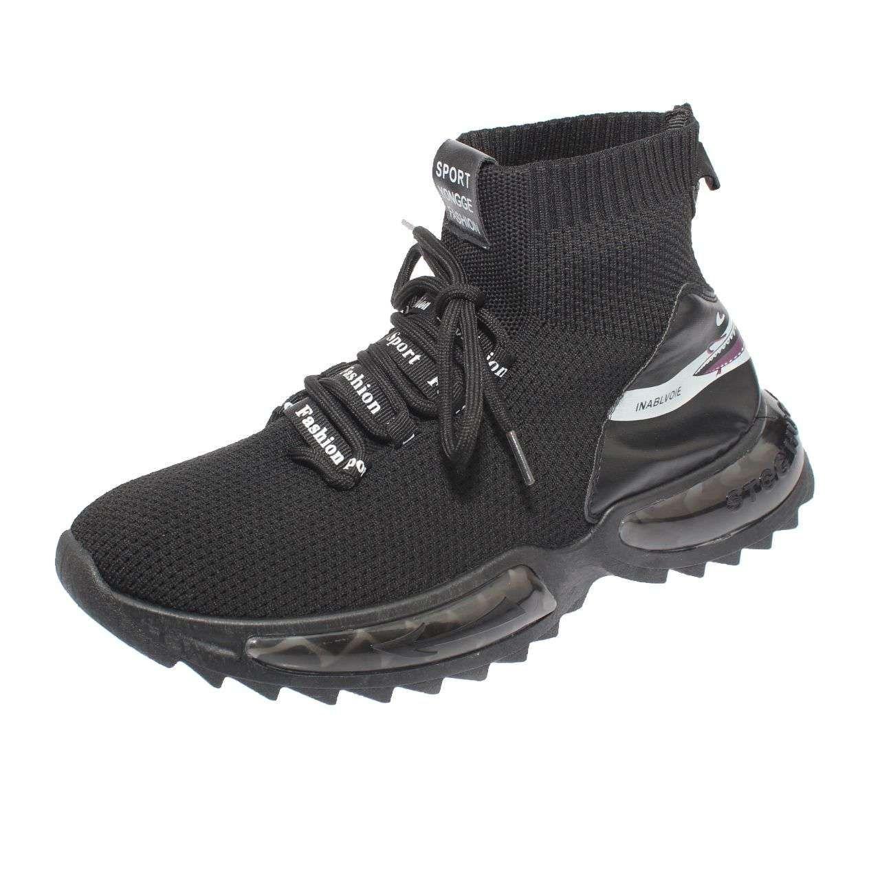 Zapatilla Caña Negro Vía Franca Hombre-5