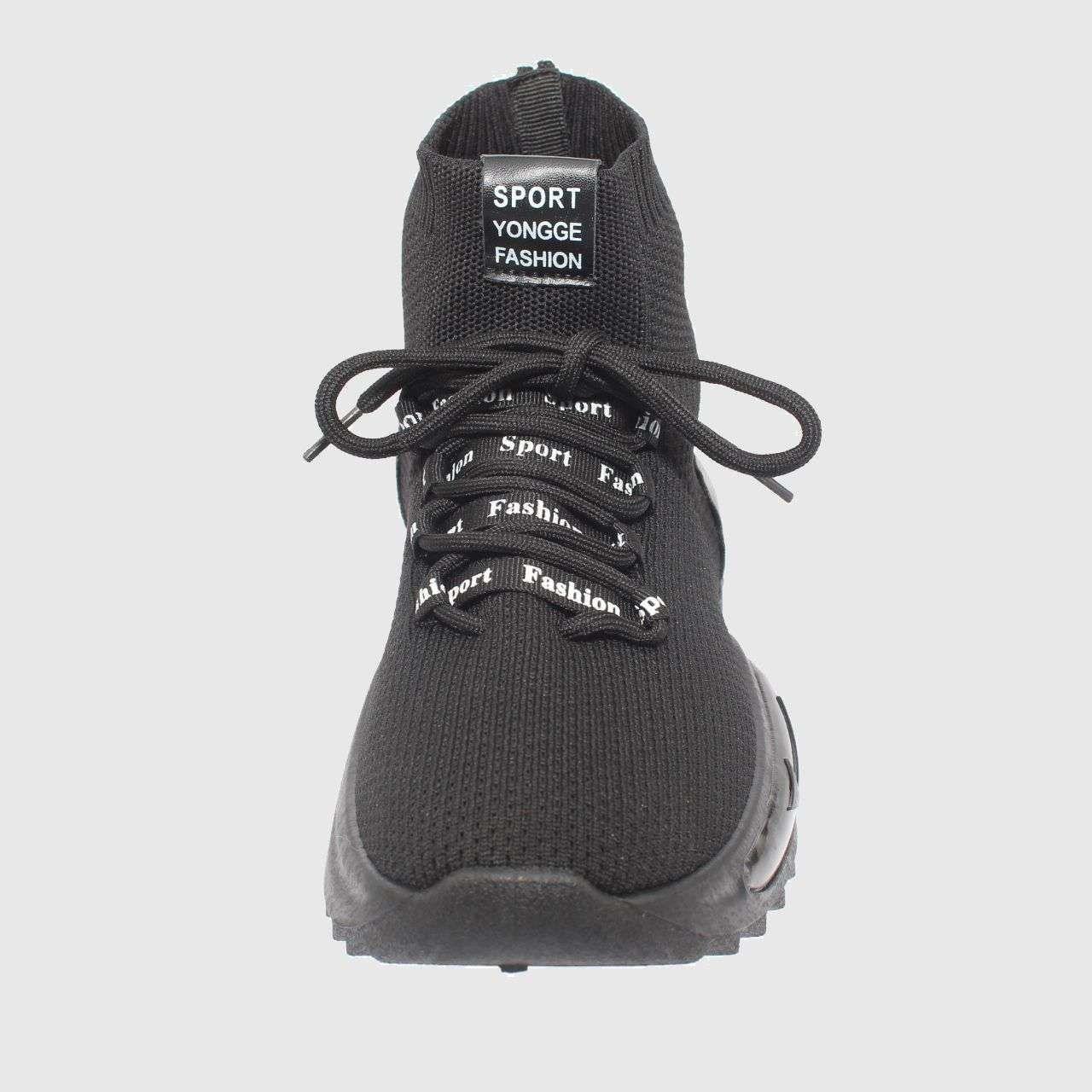 Zapatilla Caña Negro Vía Franca Hombre-9