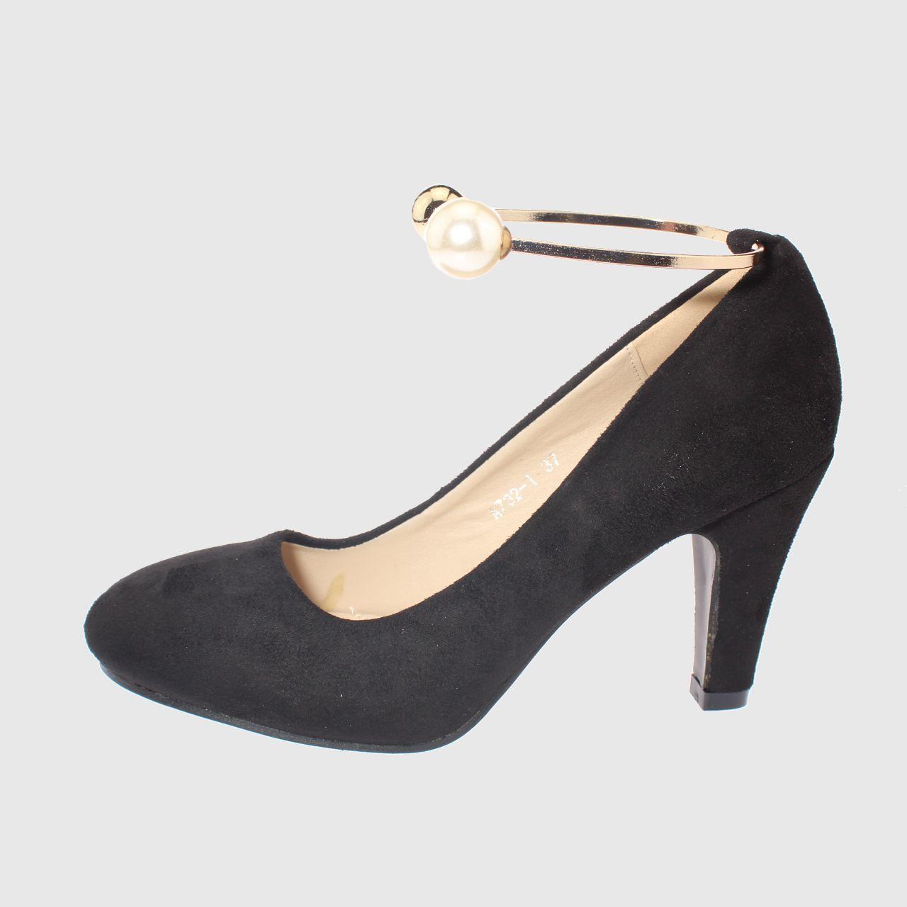 Zapato vestir Negro Vía Franca Mujer-1
