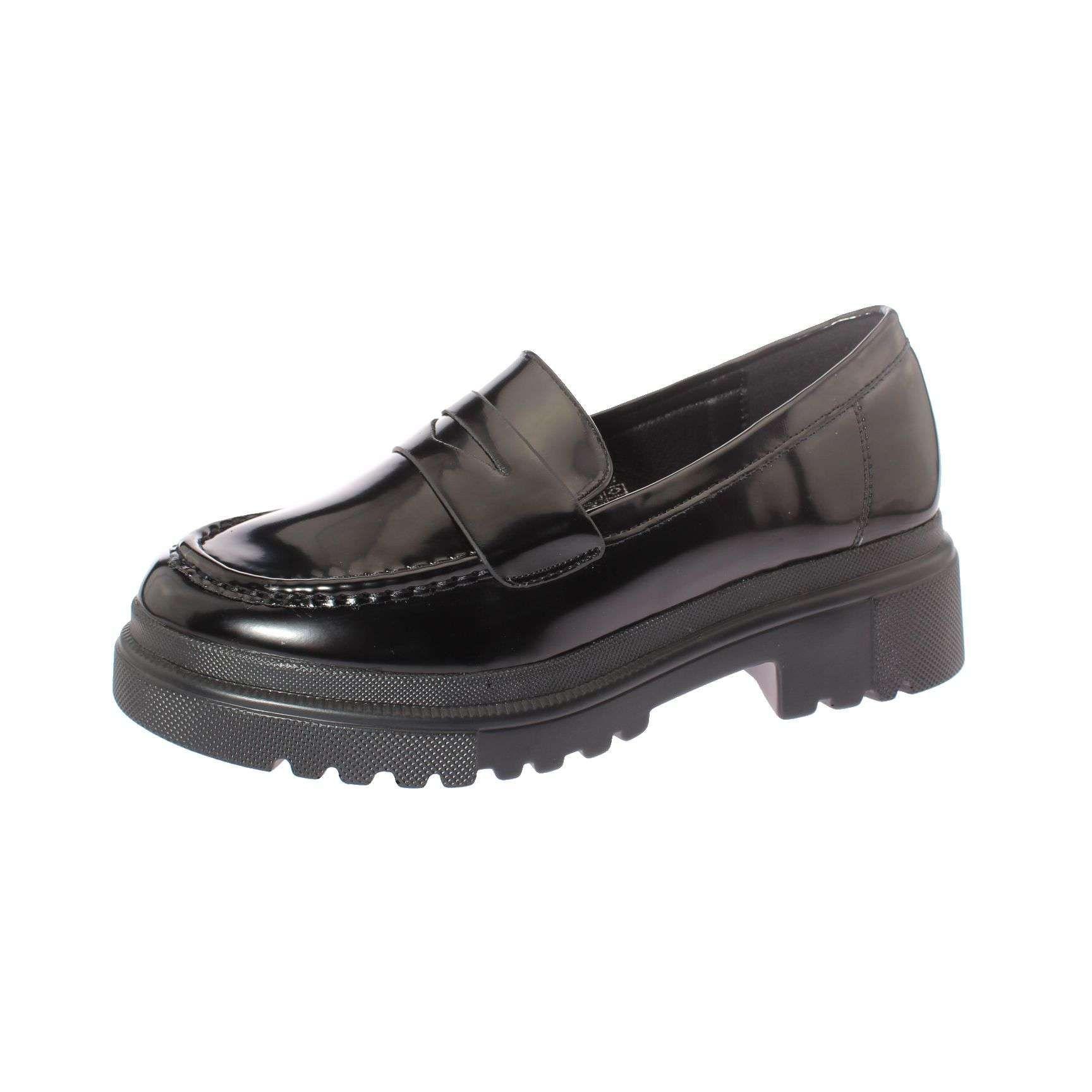 Zapato Negro Vía Franca Mujer-0