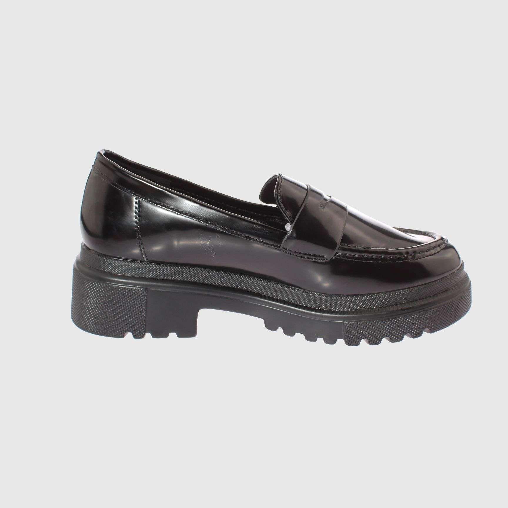 Zapato Negro Vía Franca Mujer-4