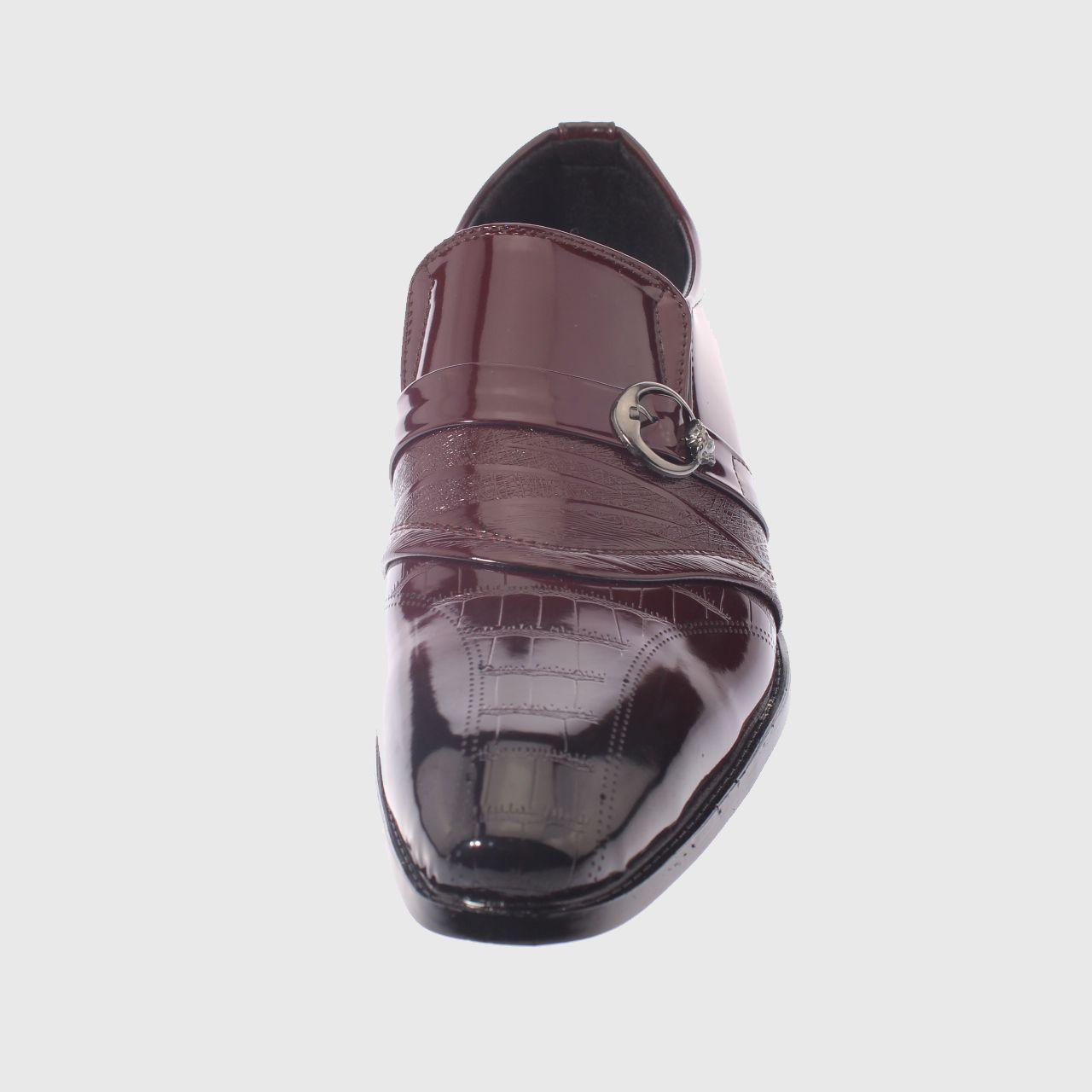Zapato De Vestir Burdeo Vía Franca Hombre-2
