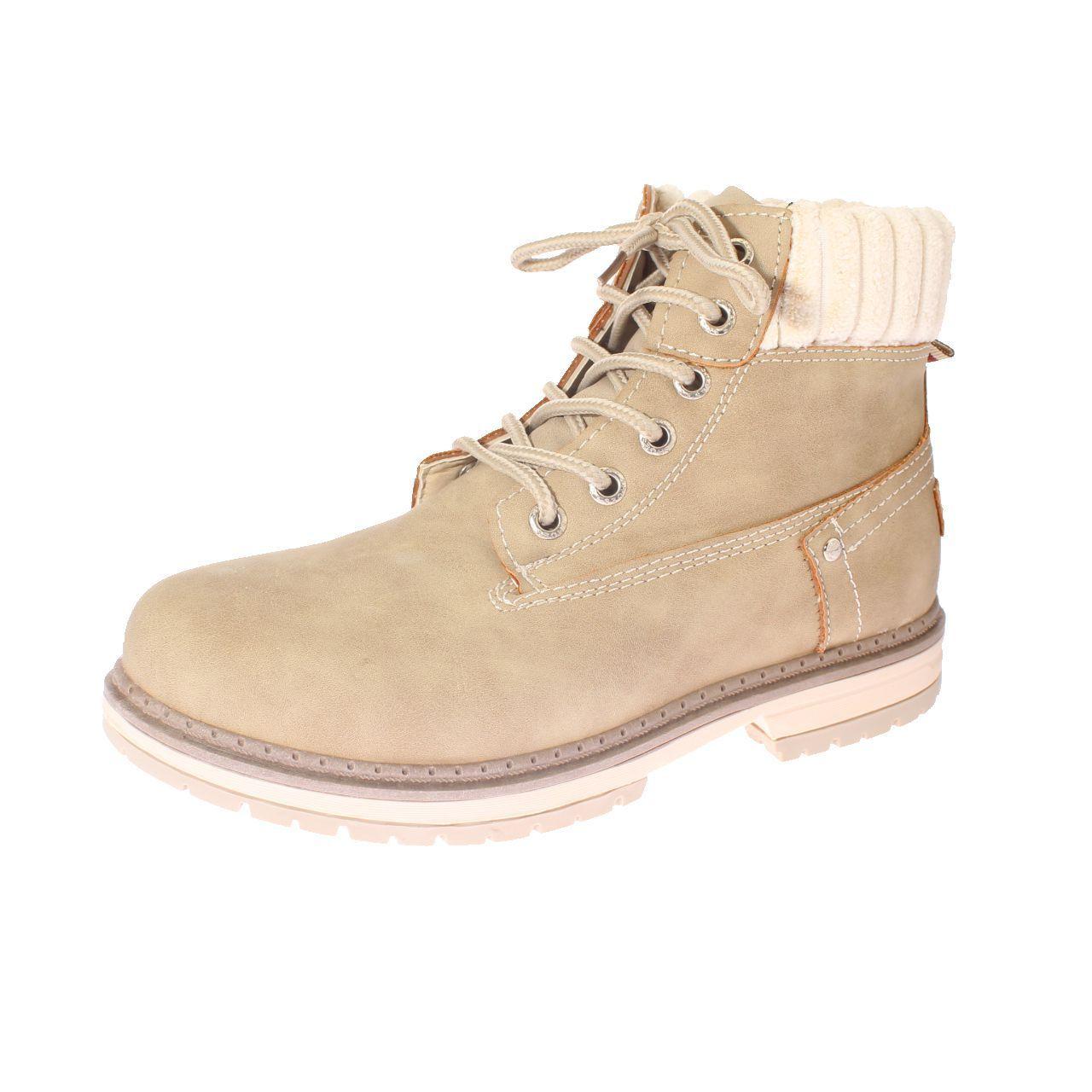 Botín Beige Vía Franca Mujer-0