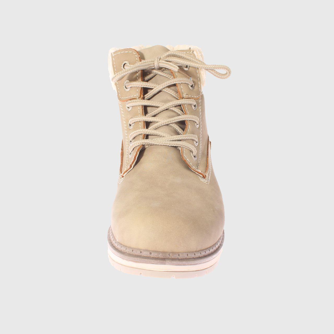 Botín Beige Vía Franca Mujer-2