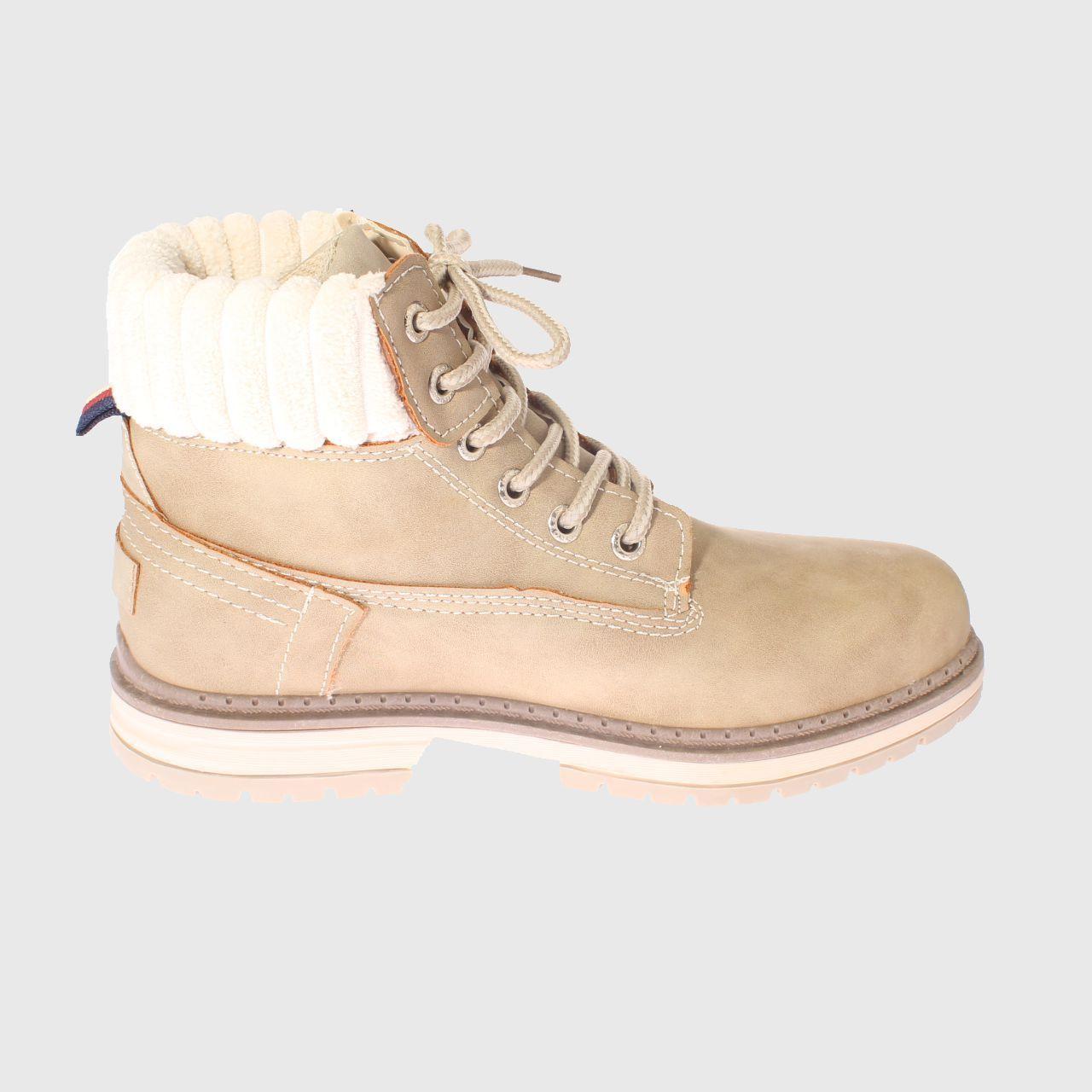 Botín Beige Vía Franca Mujer-3