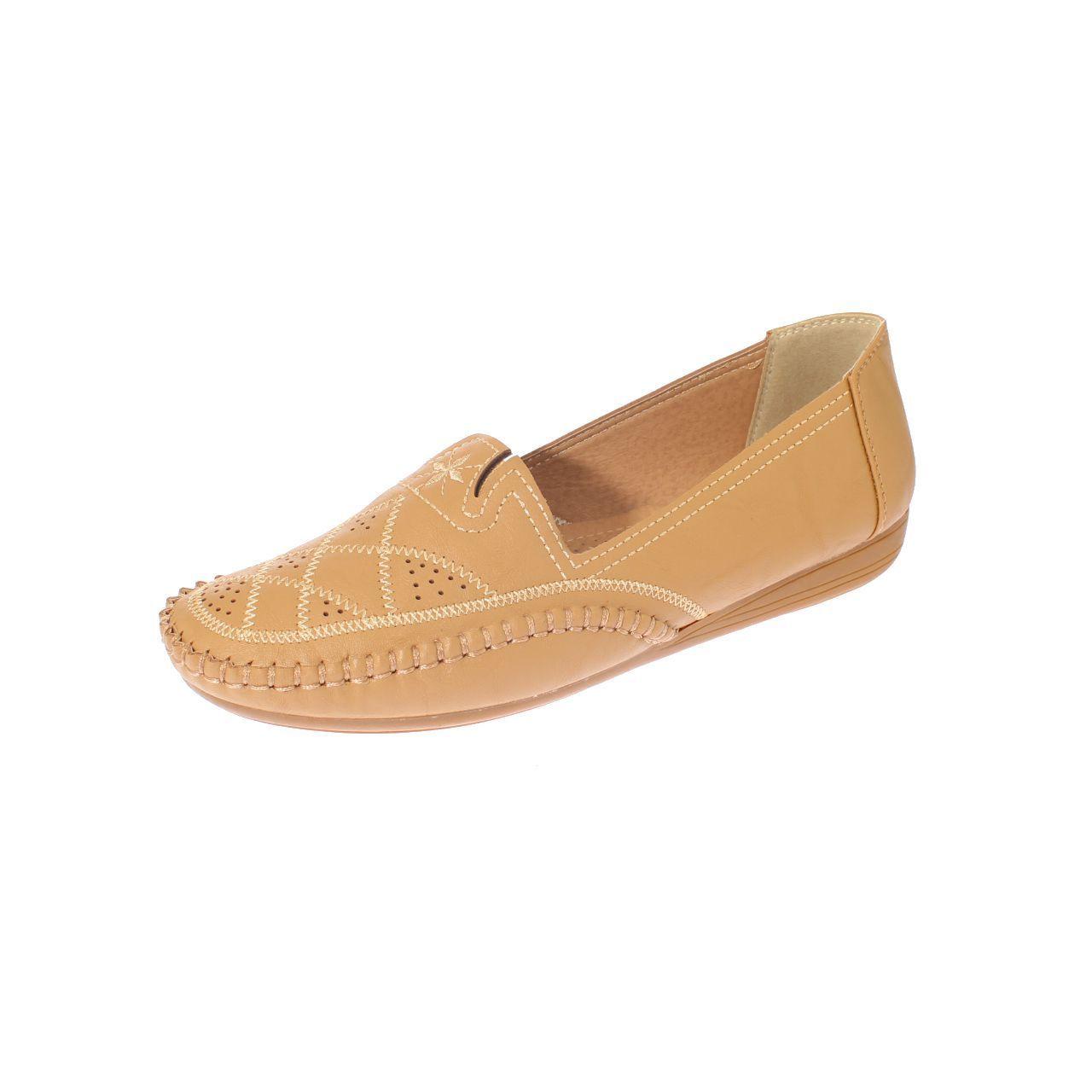Mocasín Camel Vía Franca Mujer-0