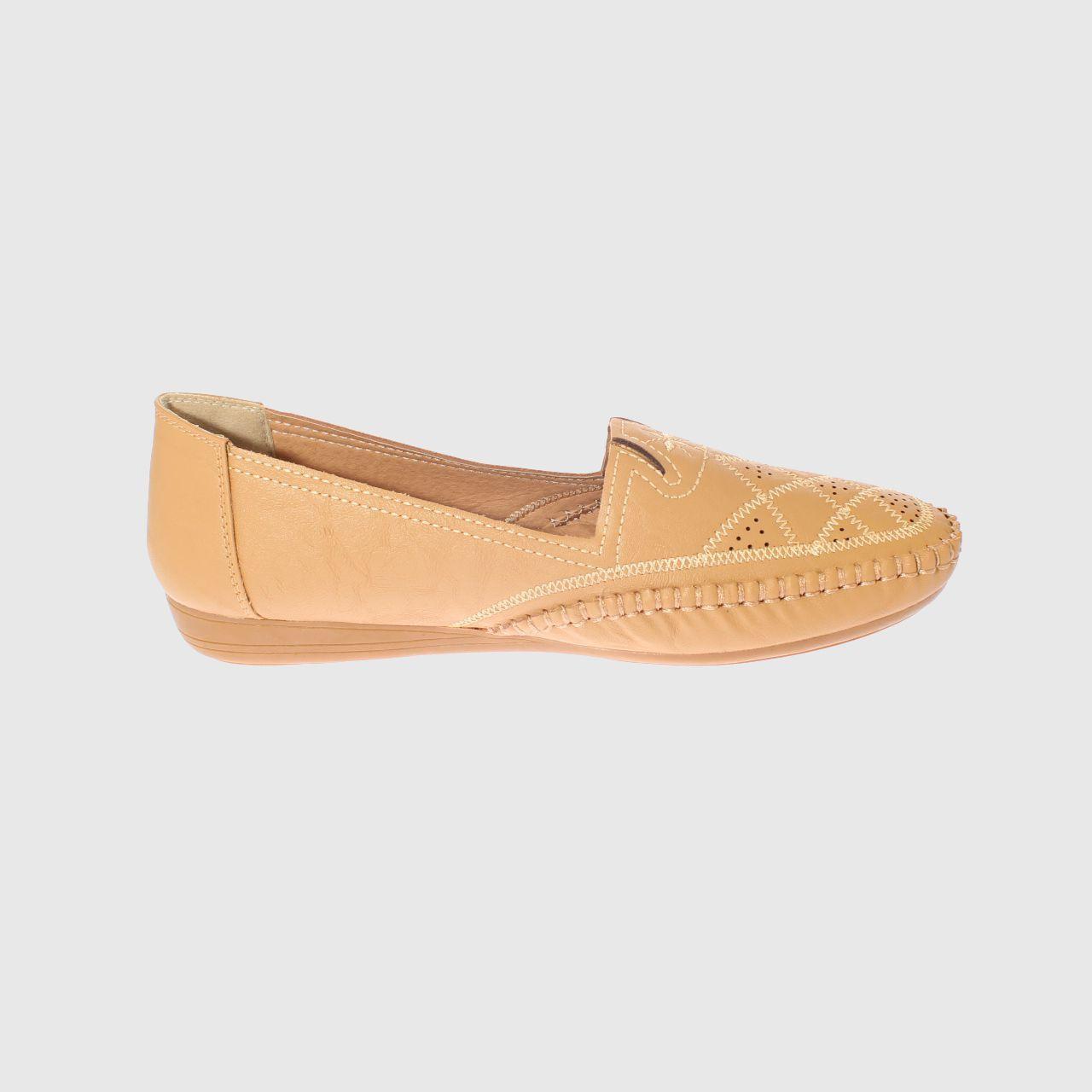 Mocasín Camel Vía Franca Mujer-3