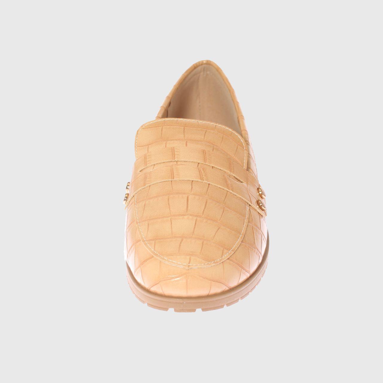 Mocasín Beige Vía Franca Mujer-2