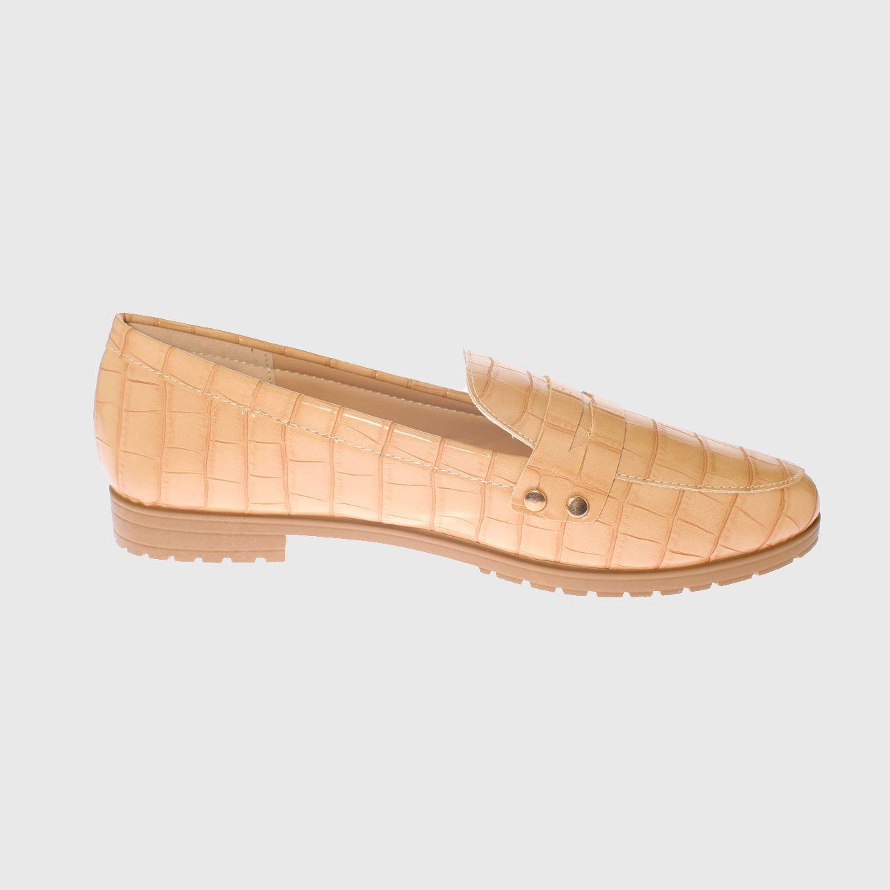 Mocasín Beige Vía Franca Mujer-3