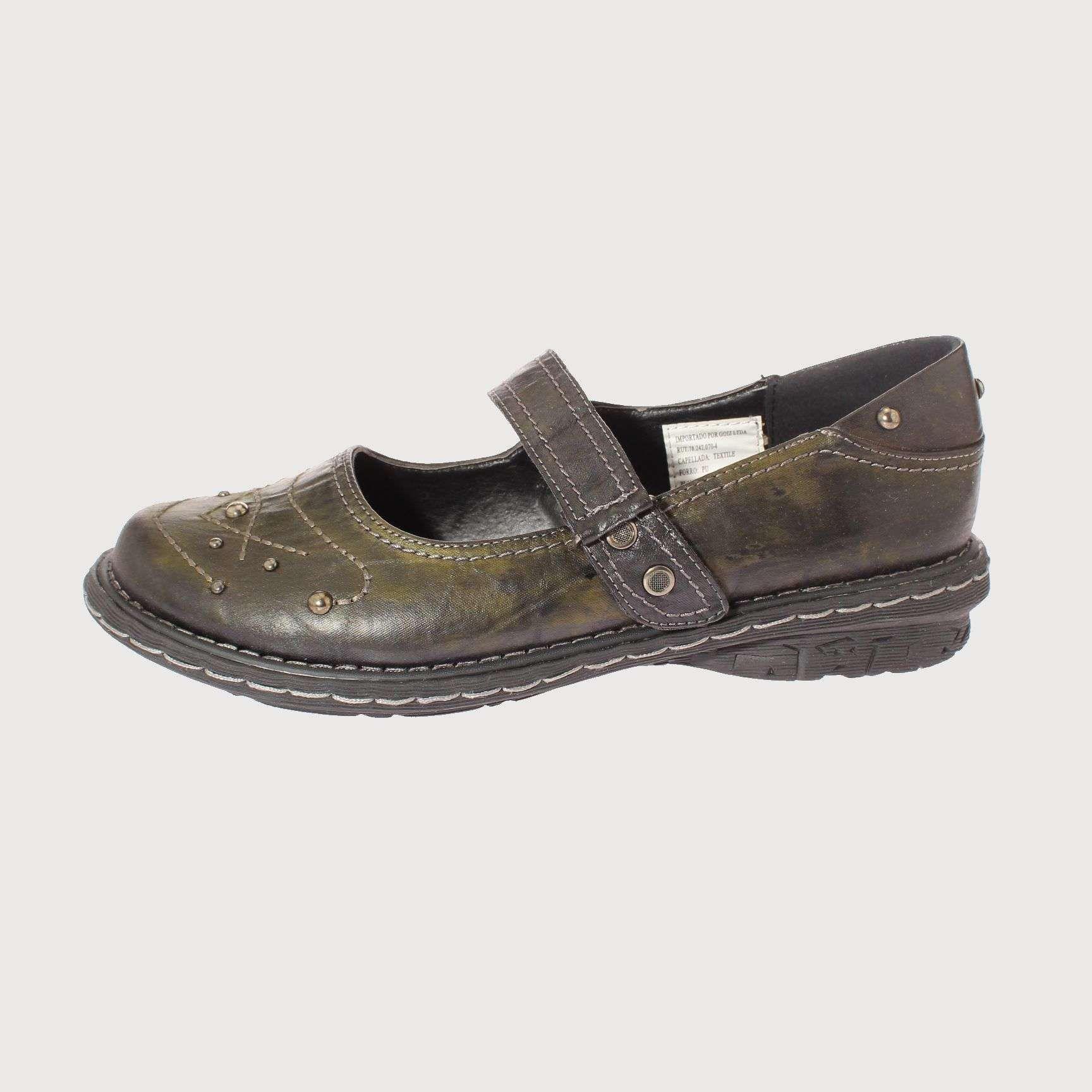 Zapato Negro Vía Franca Mujer Art: 5LX155NEGRO-1