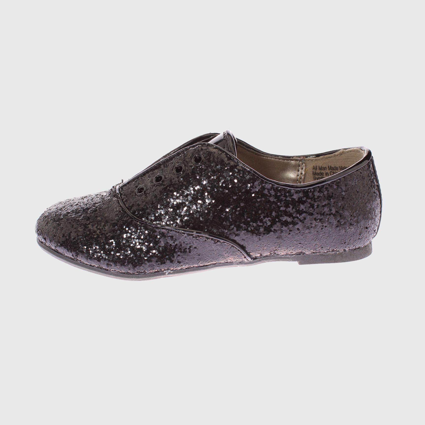 Zapato Vestir Negro Vía Franca Niño-1