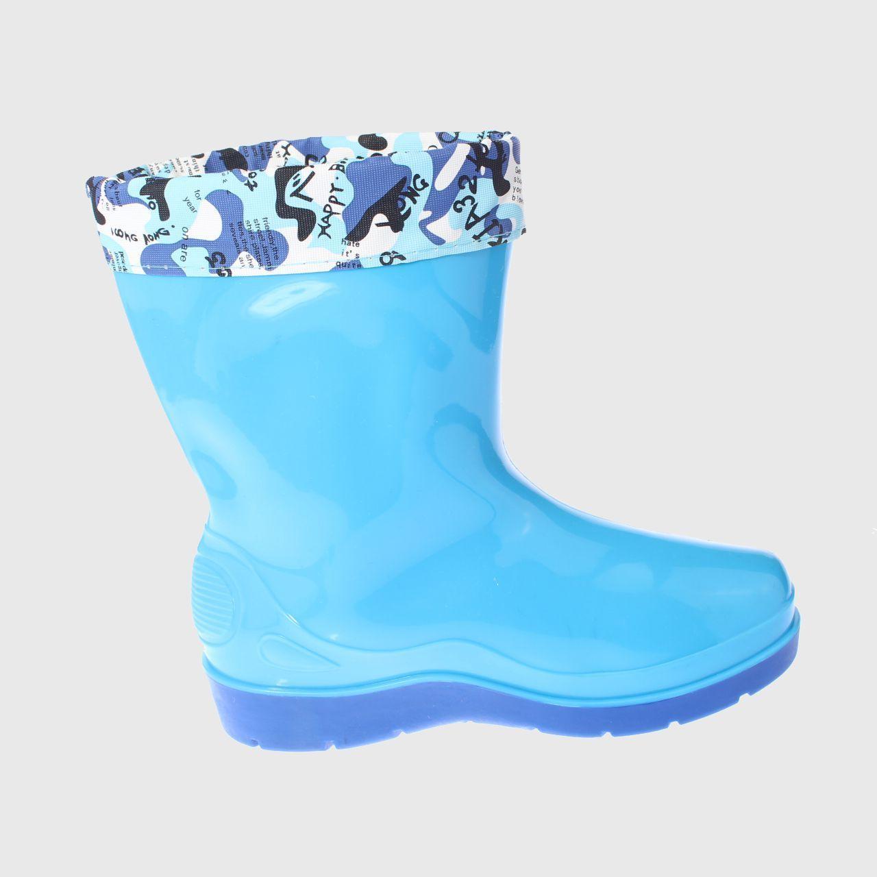 Bota LluVía Azul Cielo Vía franca Niña-3