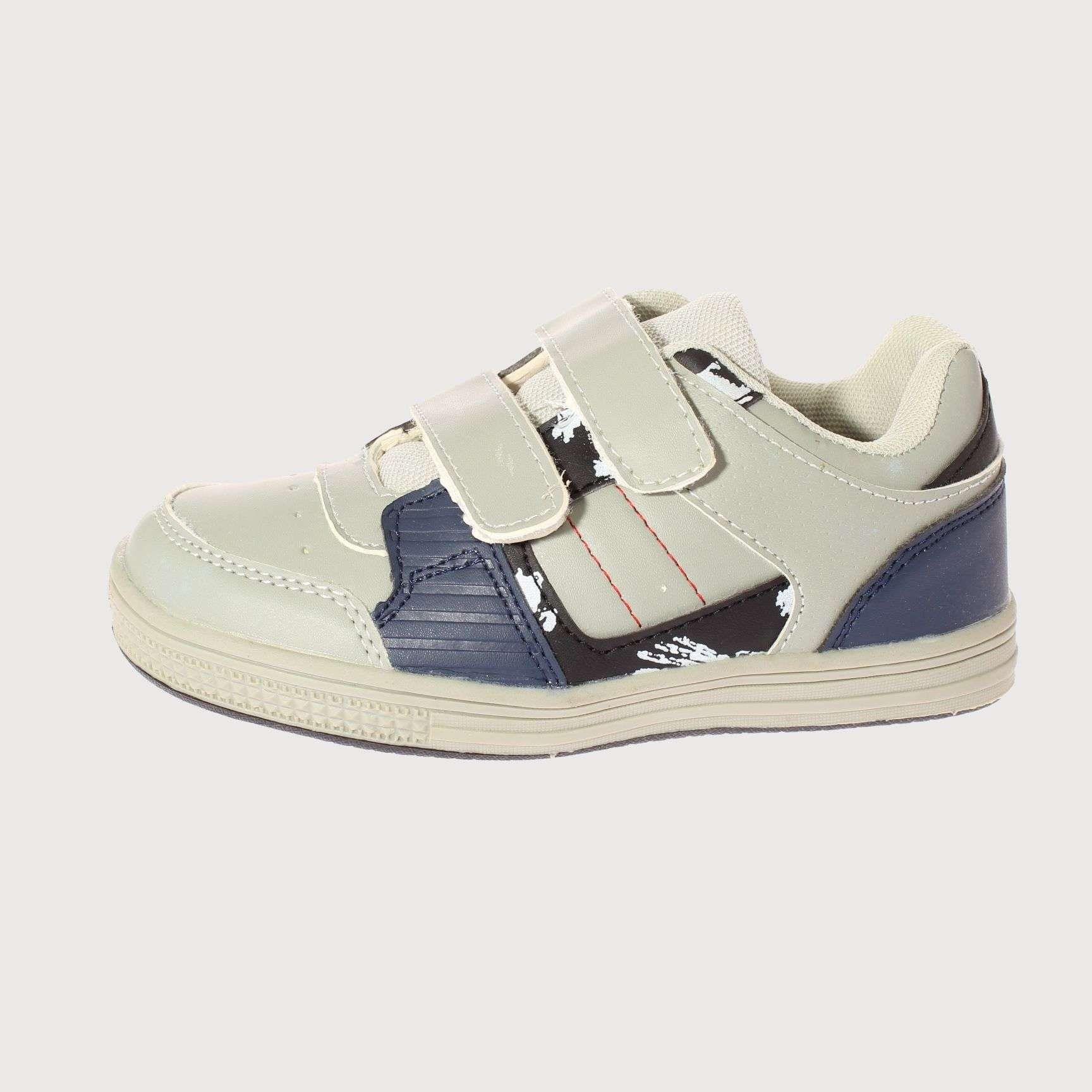 Zapatilla Gris Vía Franca Niño Art: 3DX1019GREYDNAVY-1