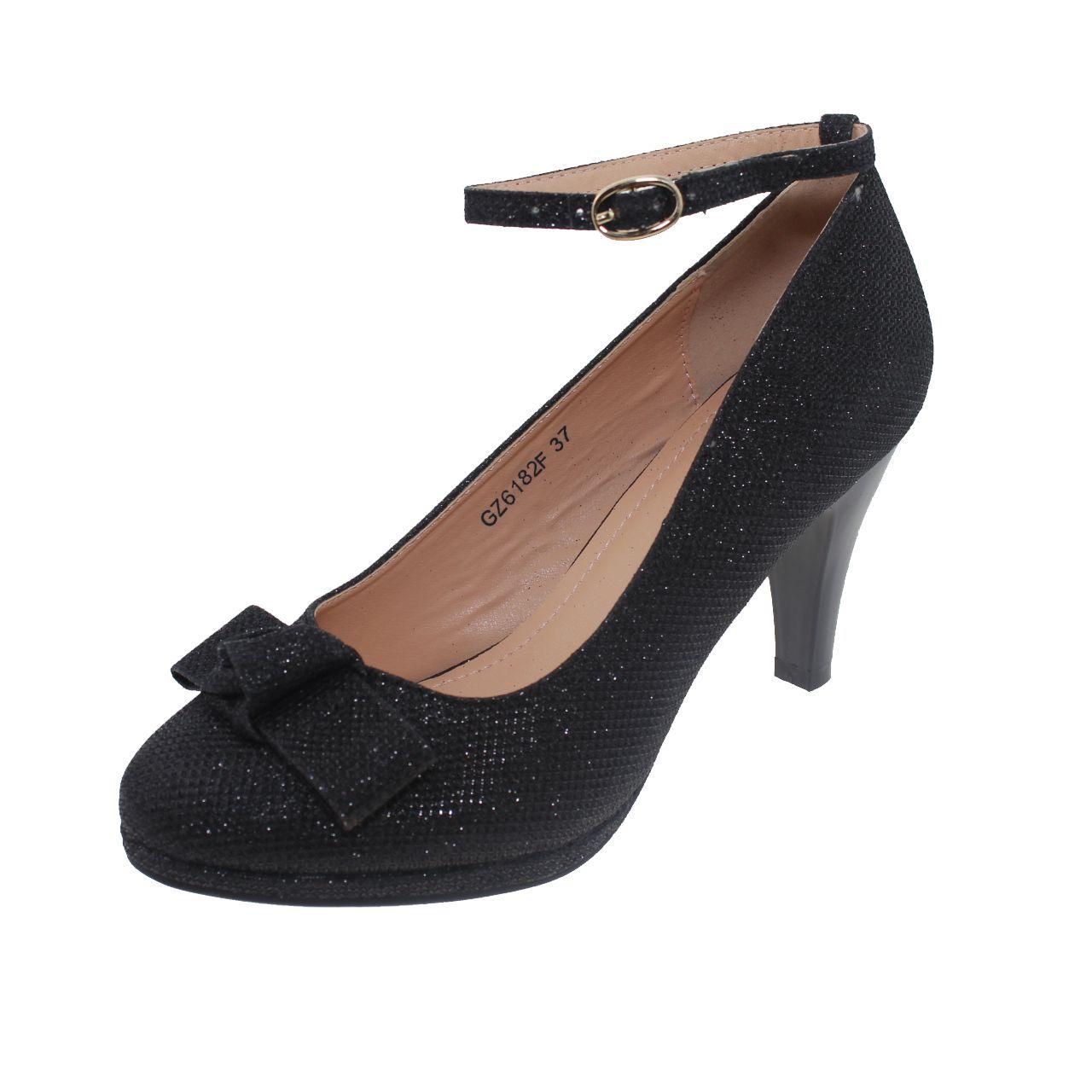 Zapato Negro Vía Franca Mujer-0