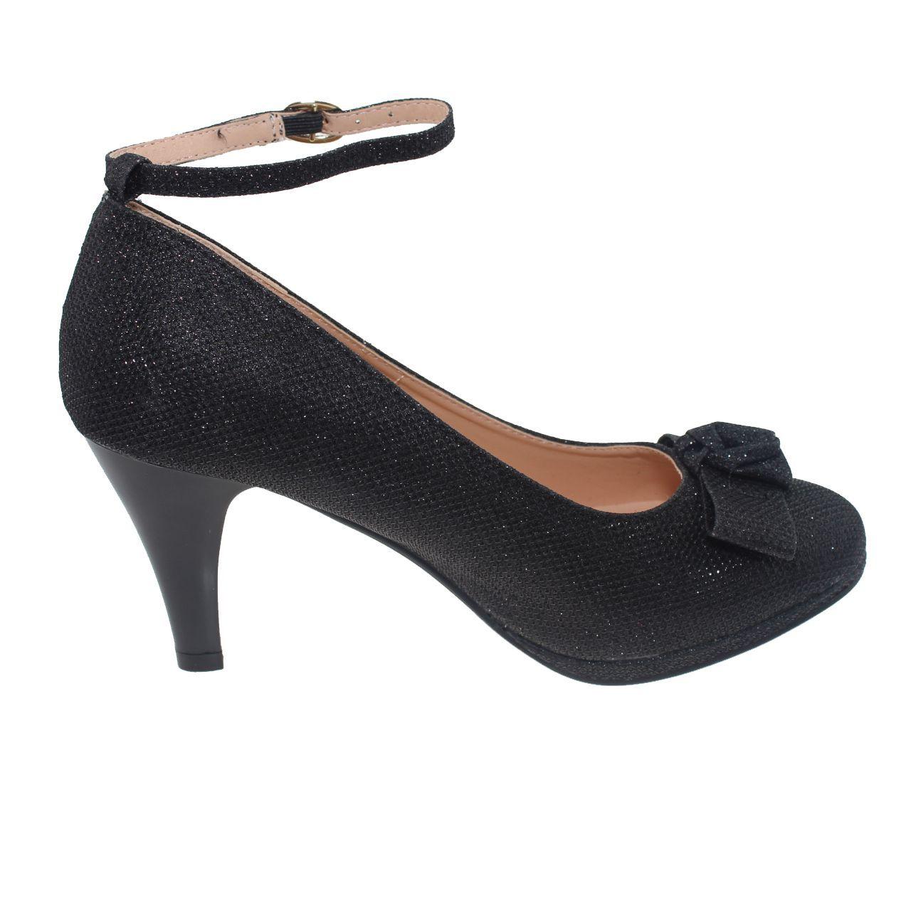 Zapato Negro Vía Franca Mujer-3