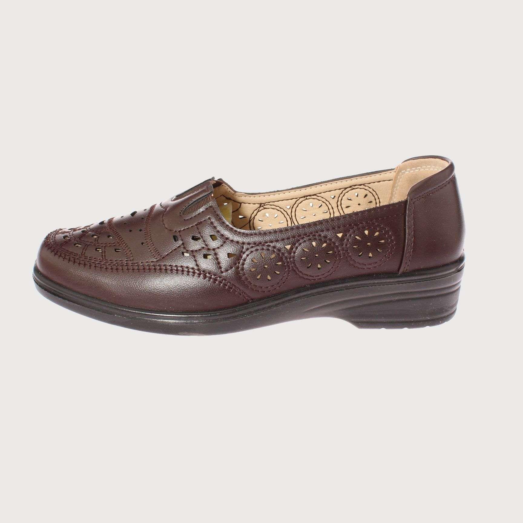 Mocasin Café Vía Franca Mujer Art: 5UB118BROWN-1