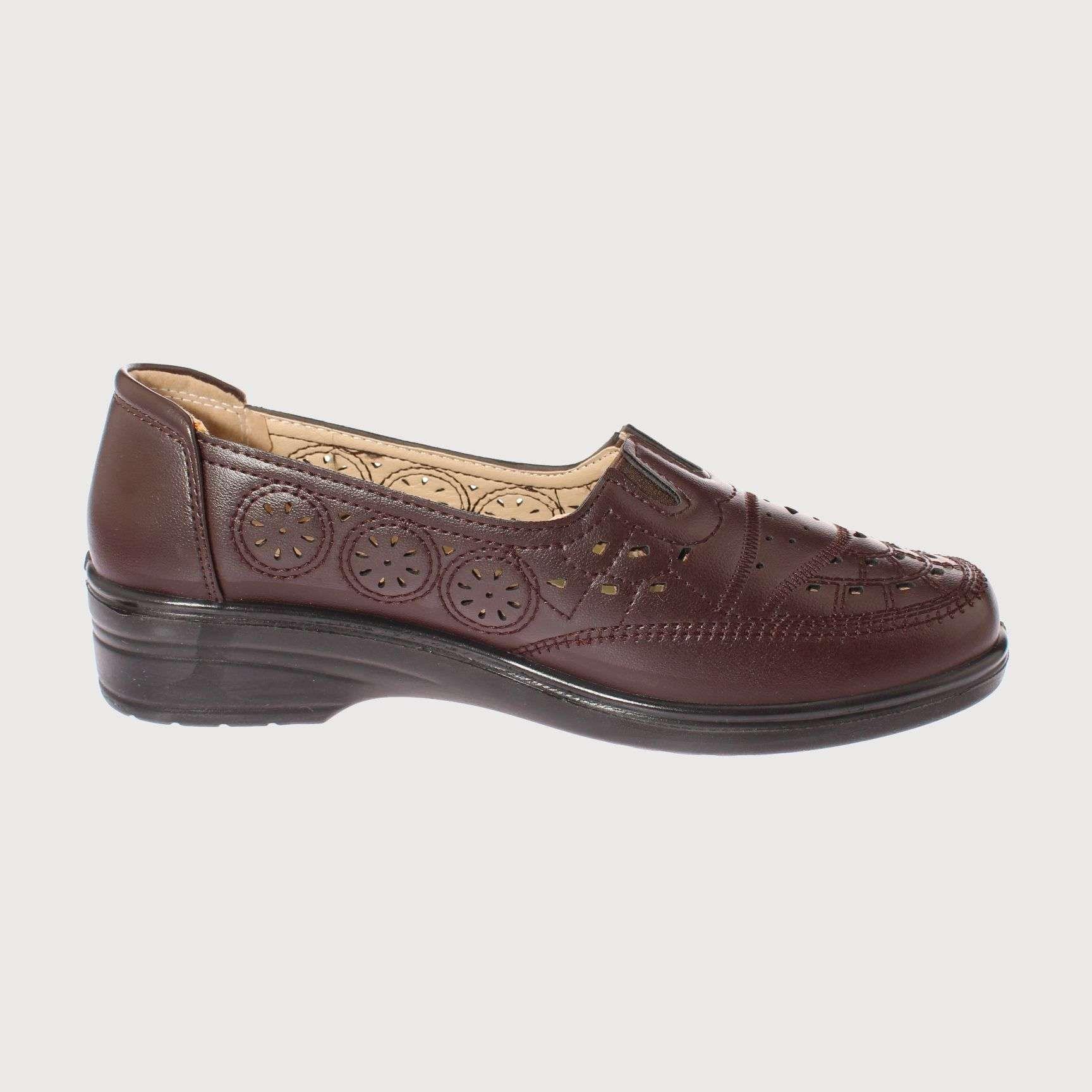 Mocasin Café Vía Franca Mujer Art: 5UB118BROWN-3