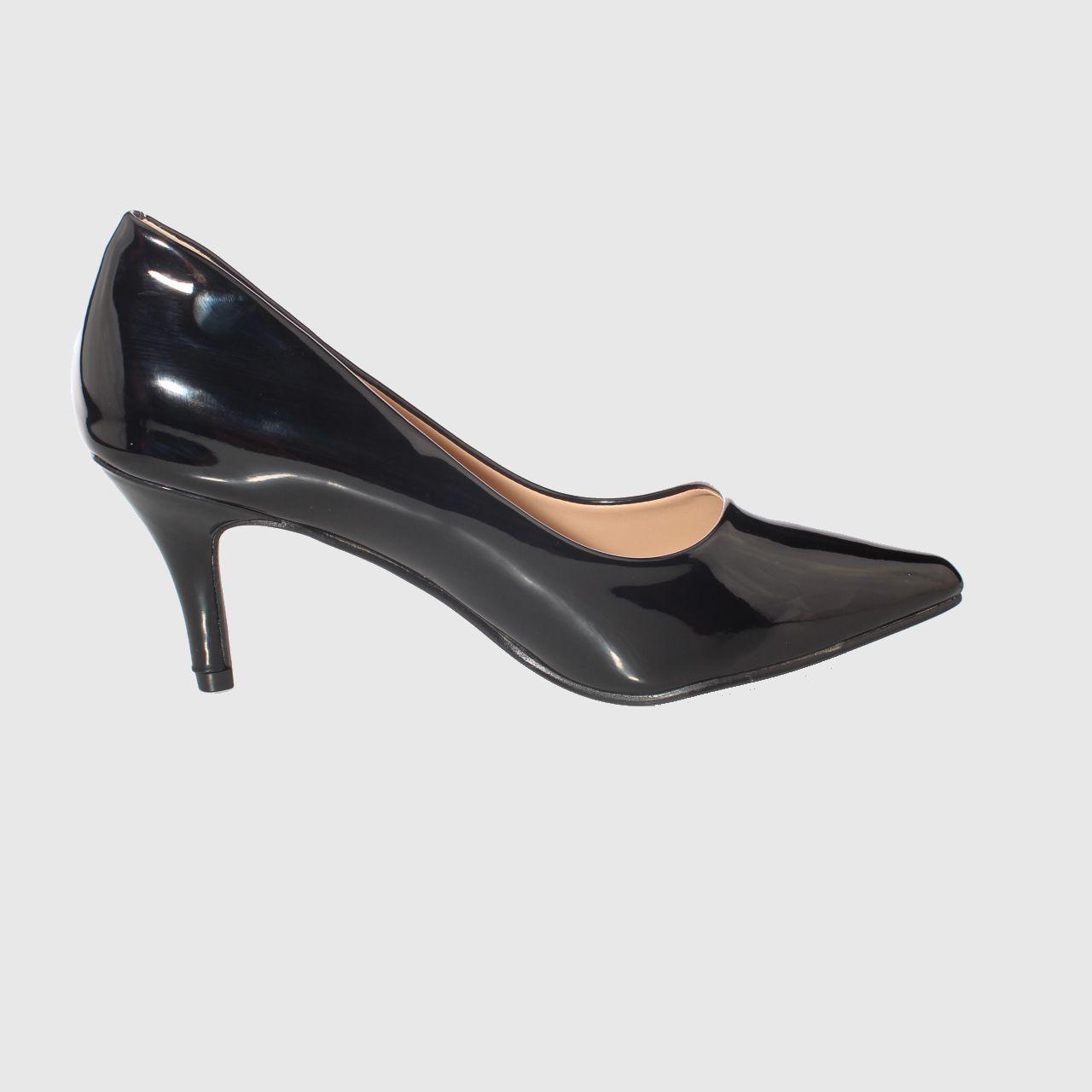 Zapato taco Negro Vía Franca Mujer-3