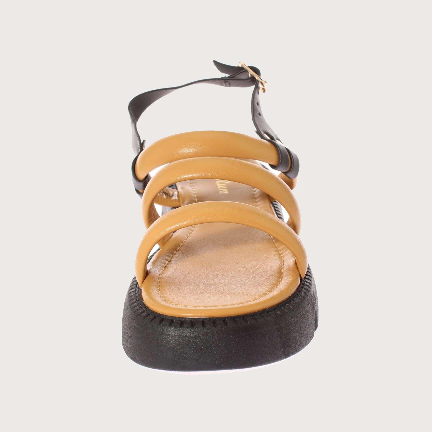 Sandalia Beige Vía Franca Mujer Art: 5G9788F3CAMELLO-2