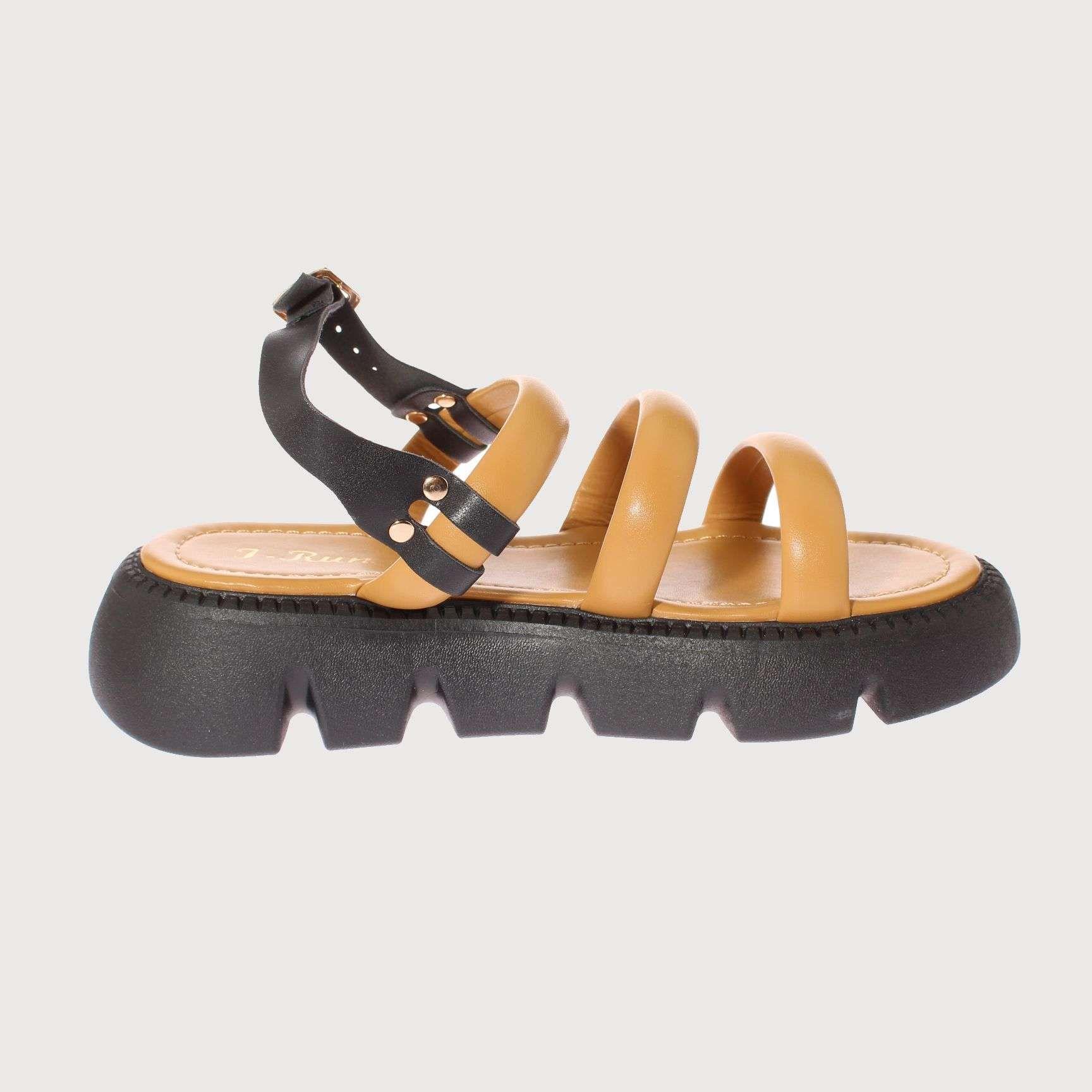 Sandalia Beige Vía Franca Mujer Art: 5G9788F3CAMELLO-3