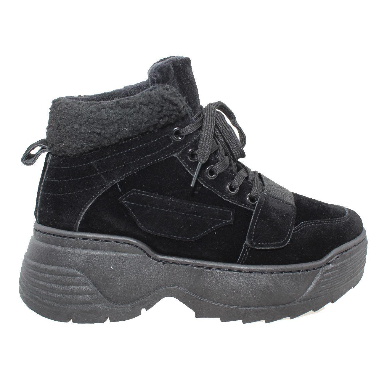 Zapatilla Negro Vía Franca Mujer-3