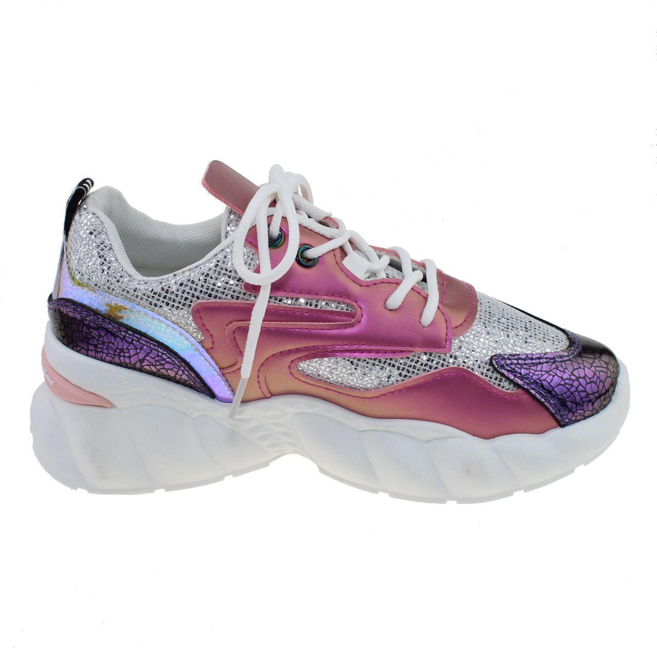 Zapatilla Rosa Vía Franca Mujer-1