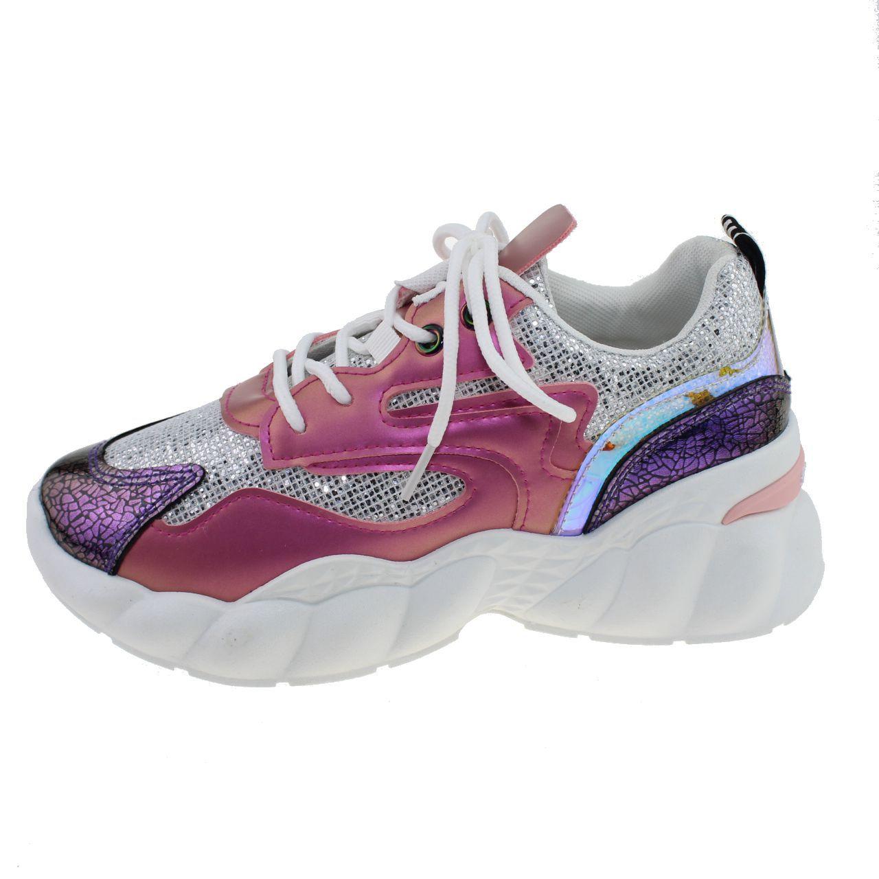 Zapatilla Rosa Vía Franca Mujer-2