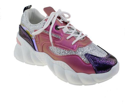 Zapatilla Rosa Vía Franca Mujer-4