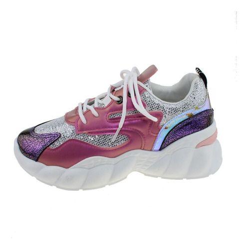 Zapatilla Rosa Vía Franca Mujer-5