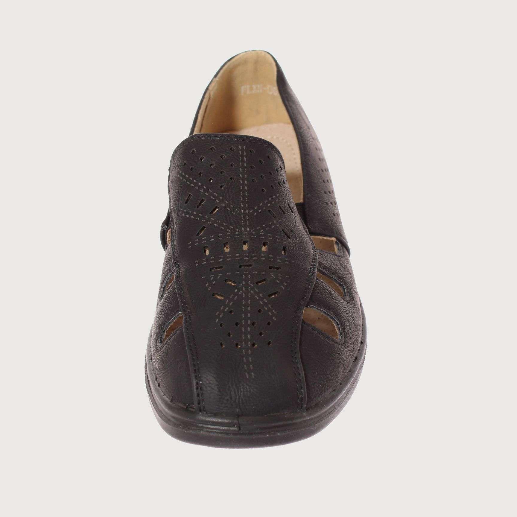 Sandalia Confort Negro Vía Franca Mujer Art: 5FLXN0046ABLACK-2