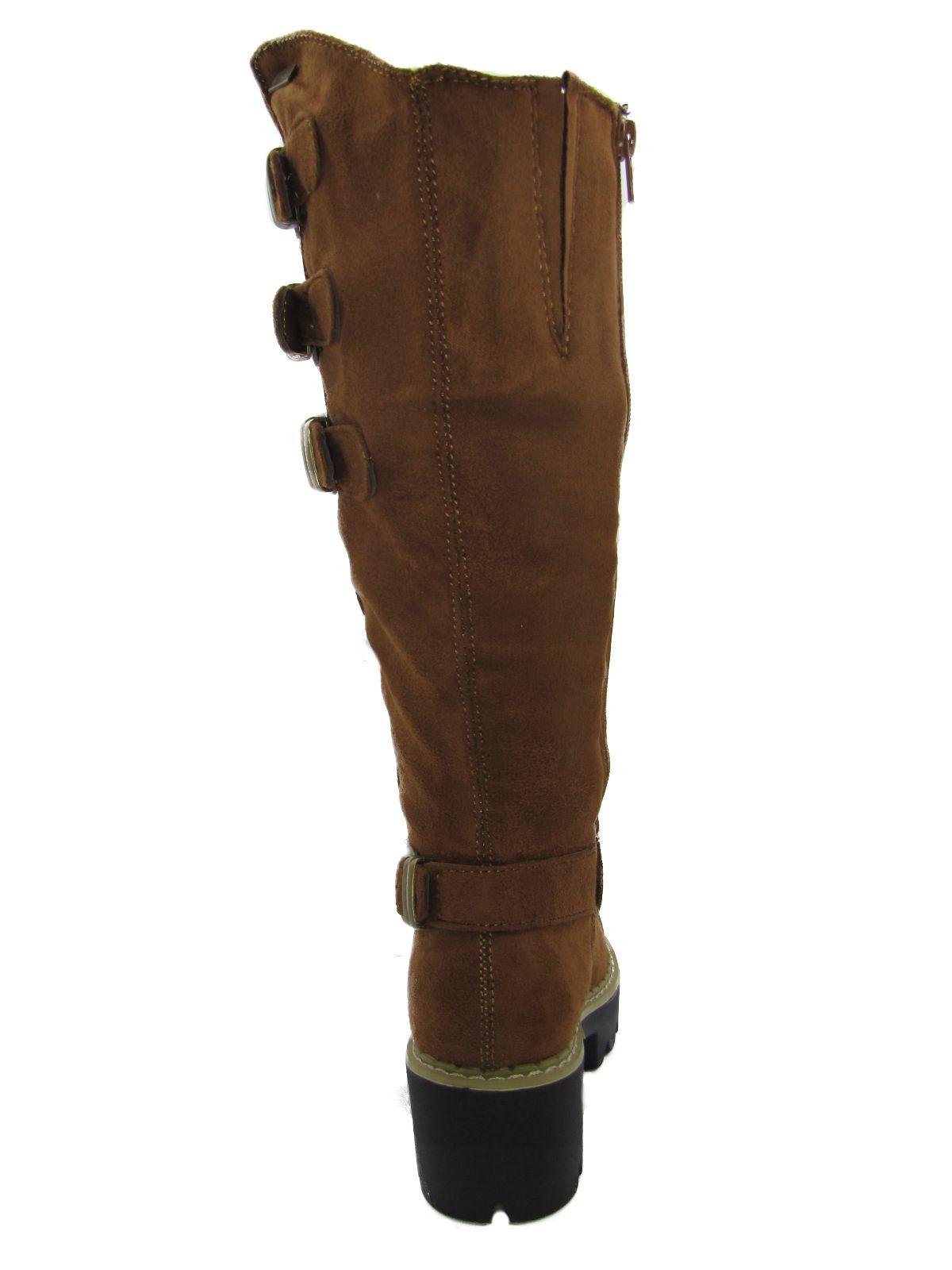 Bota Niña 4 Hebillas Habano Vía Franca Niña-3