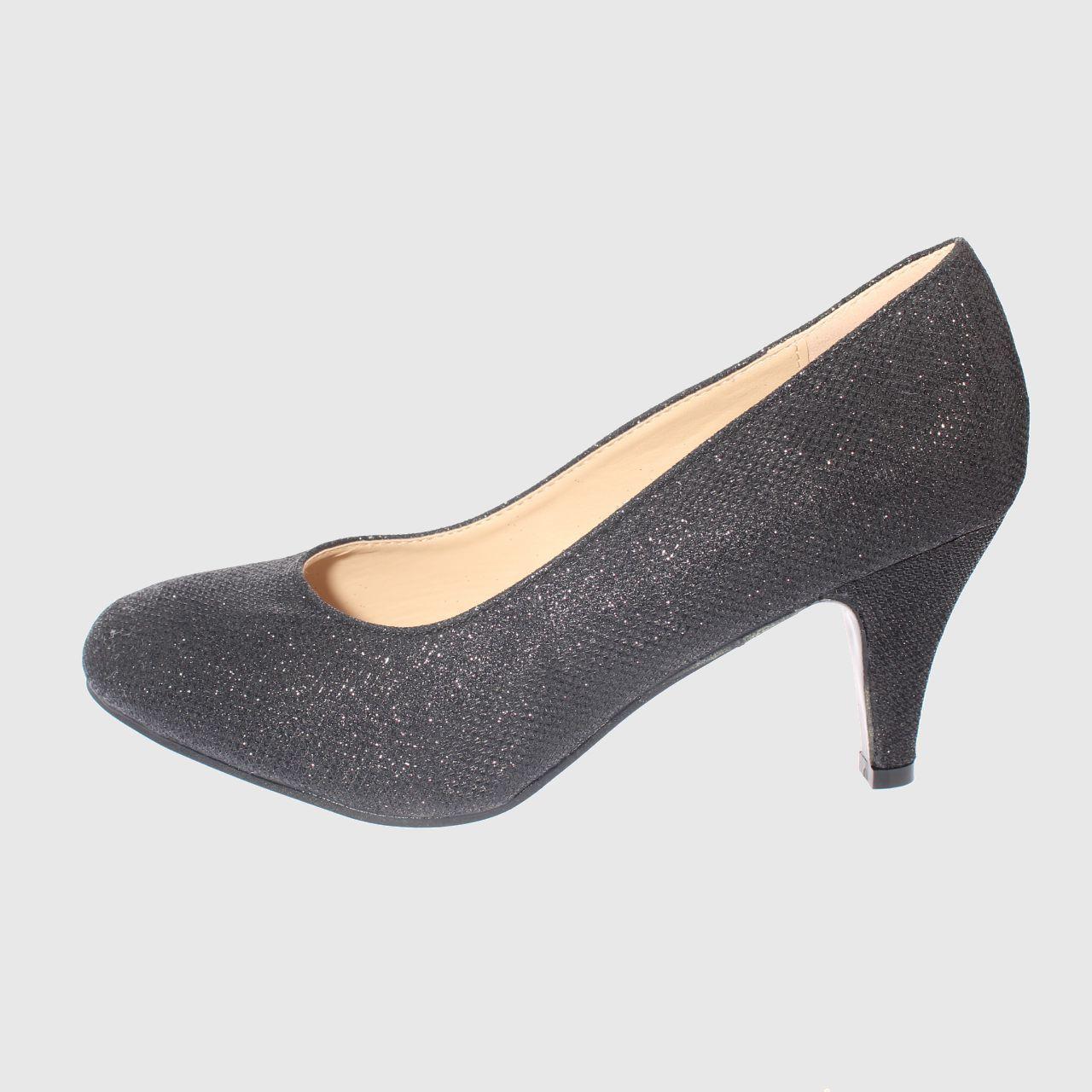 Zapato taco Negro Vía Franca Mujer-1