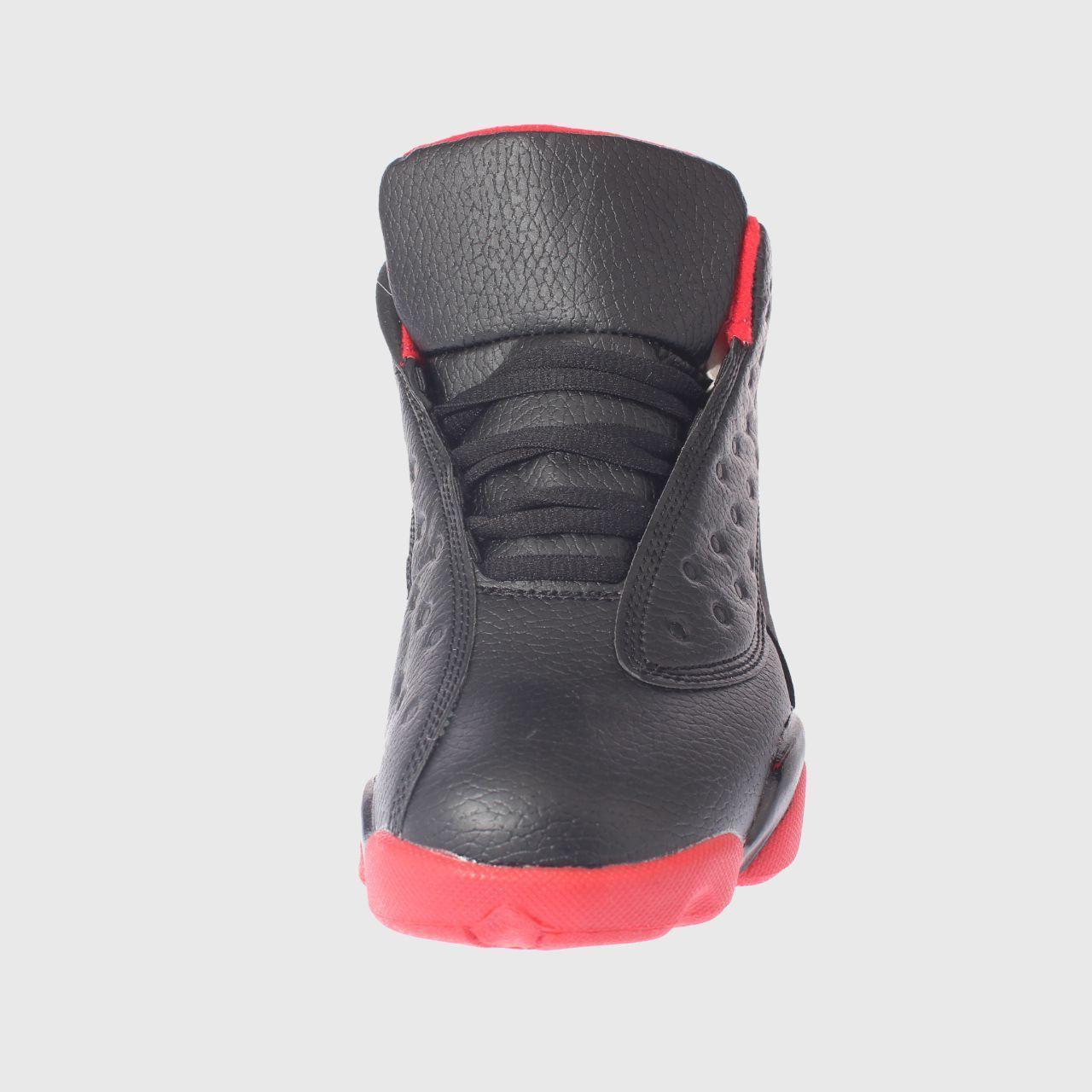 Zapatilla Caña Negro/Rojo Vía Franca Hombre-2