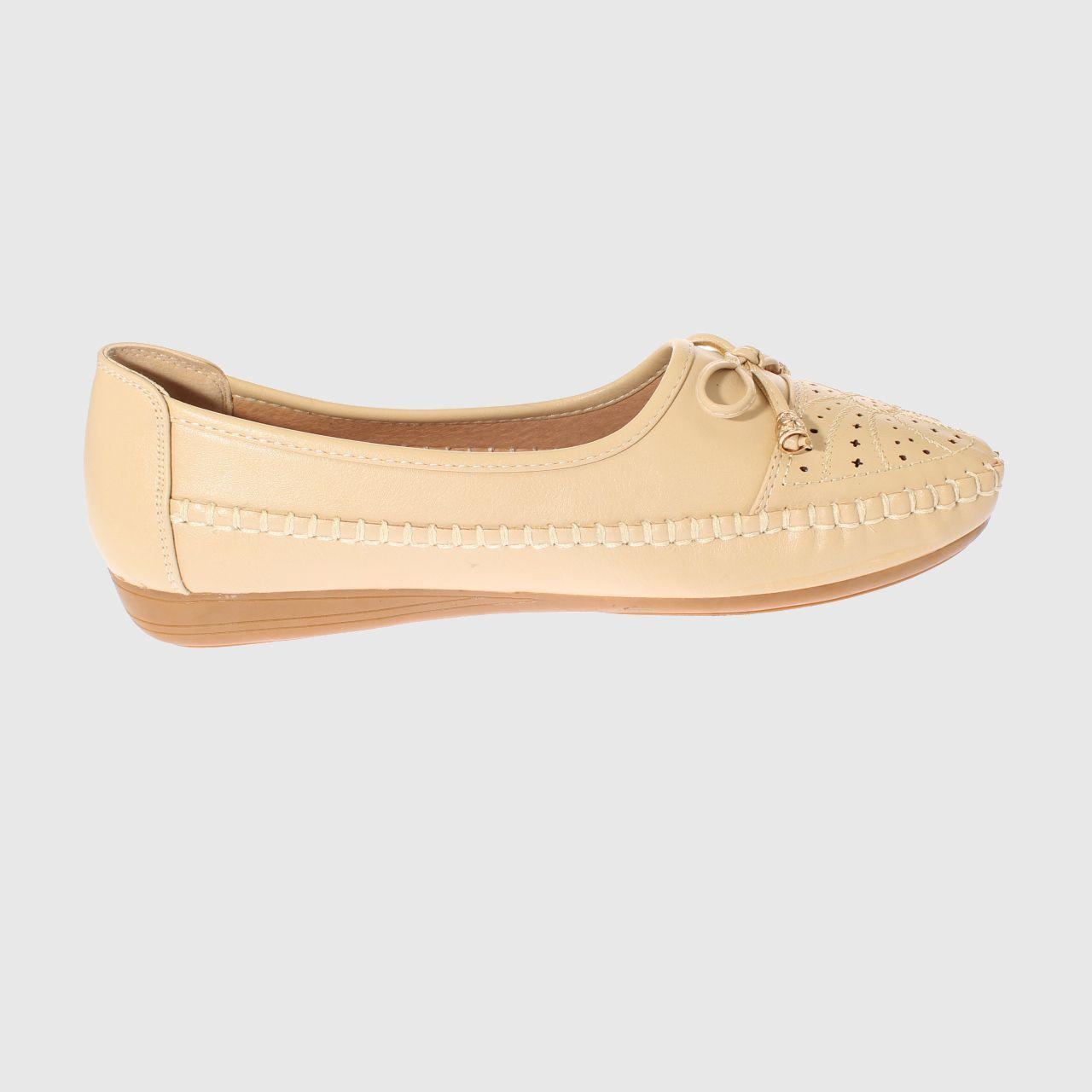 Mocasín Beige Vía Franca Mujer-3