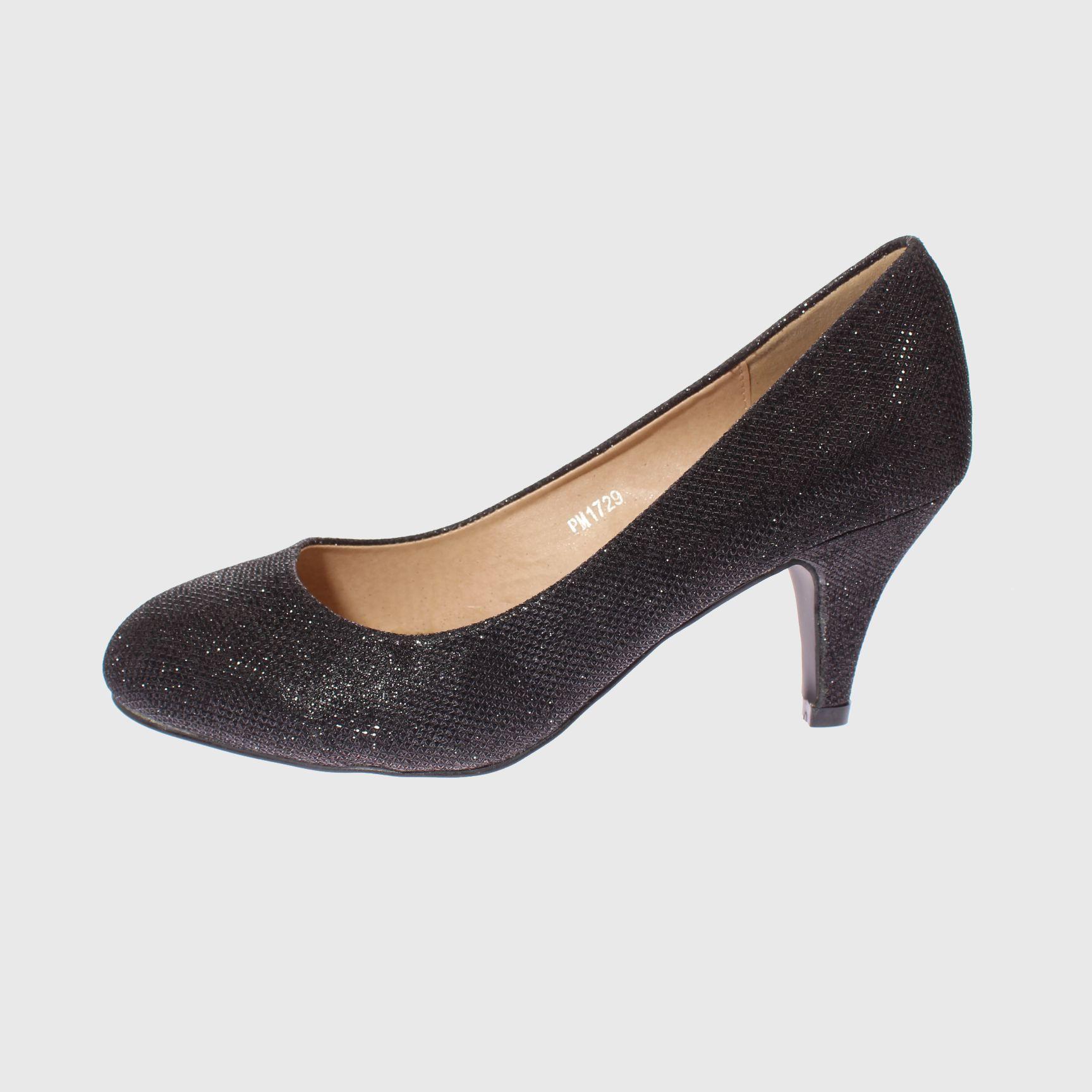 Zapato taco Negro Vía Franca Mujer-1