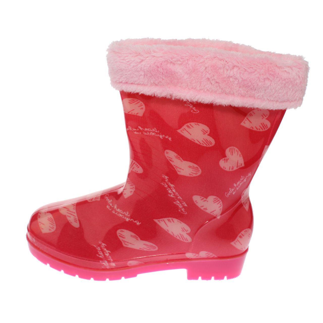 Bota LluVía Rojo Vía Franca Niña-2
