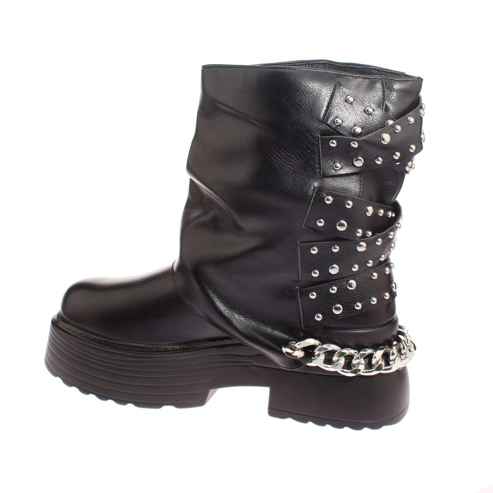 Botas Negro Vía Franca Mujer Art: 5PG23181BLACK-2