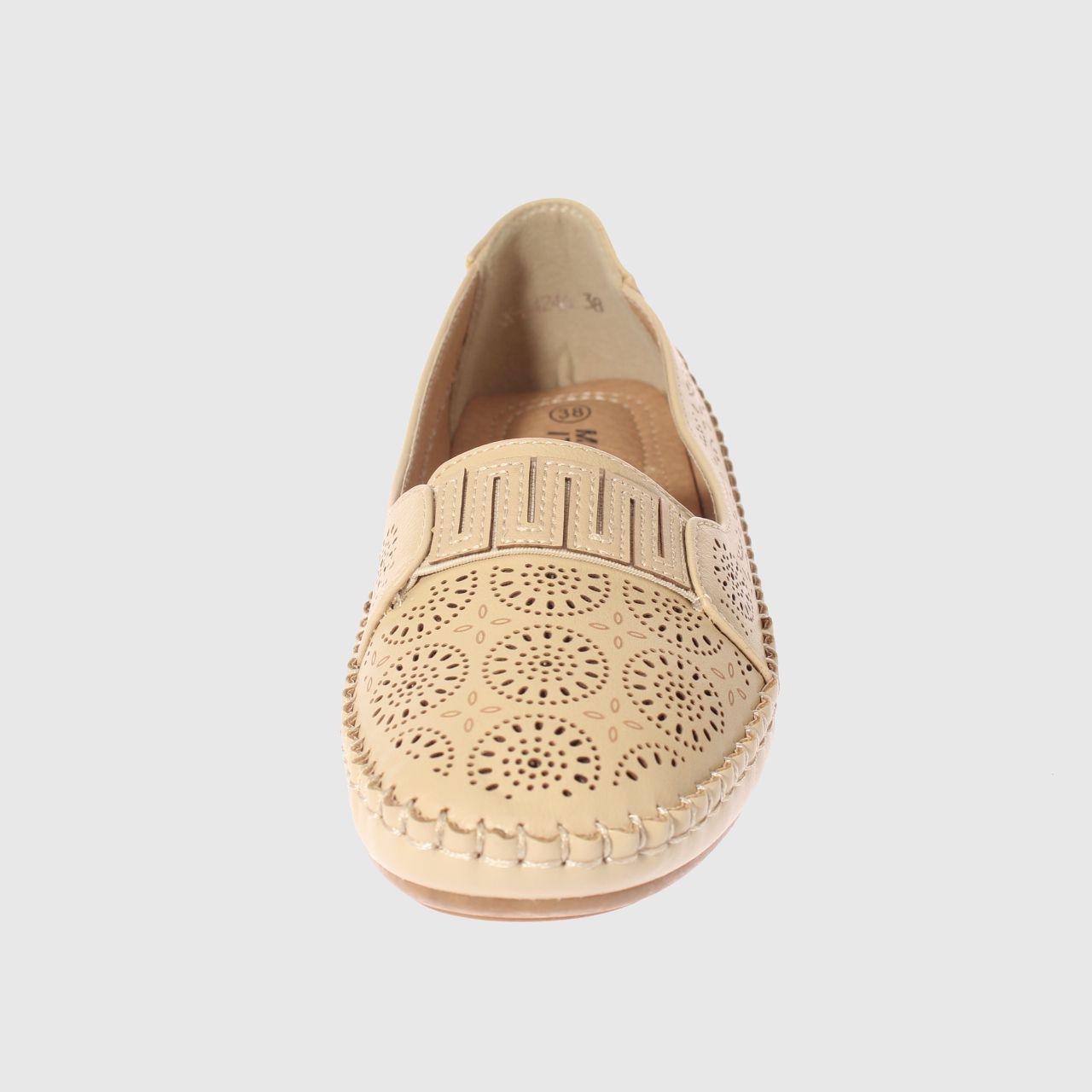 Mocasín Beige Vía Franca Mujer-2