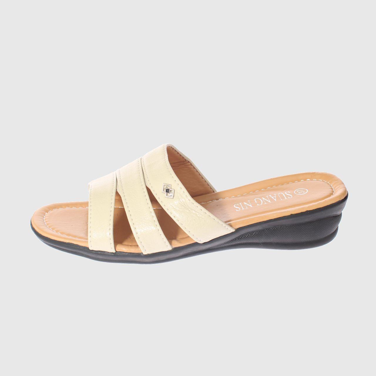 Sandalia Beige Vía Franca Mujer-1