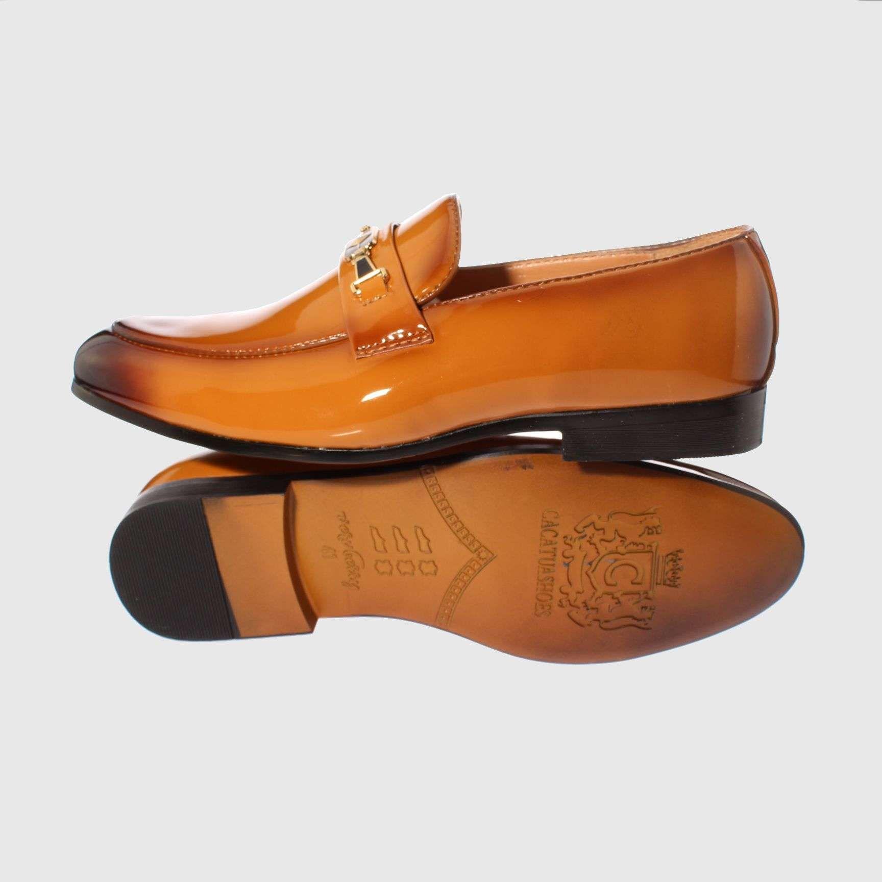 Zapato Tostado Vía Franca Hombre-4