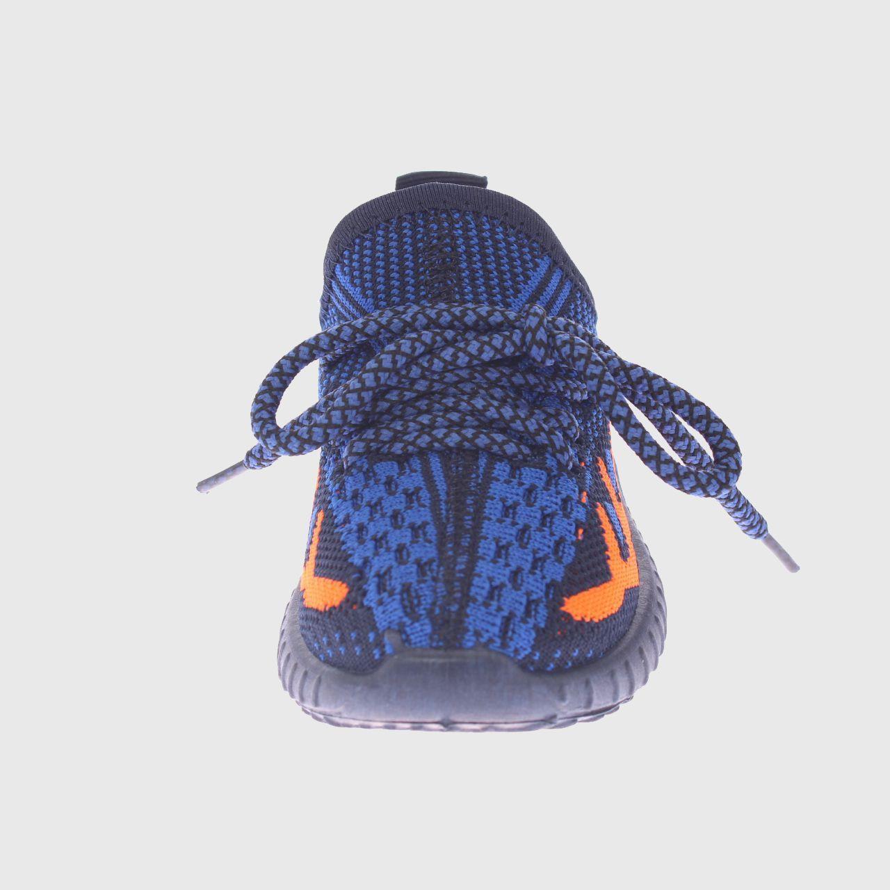 Zapatilla Kids Azul Naranjo Vía Franca Niño-2