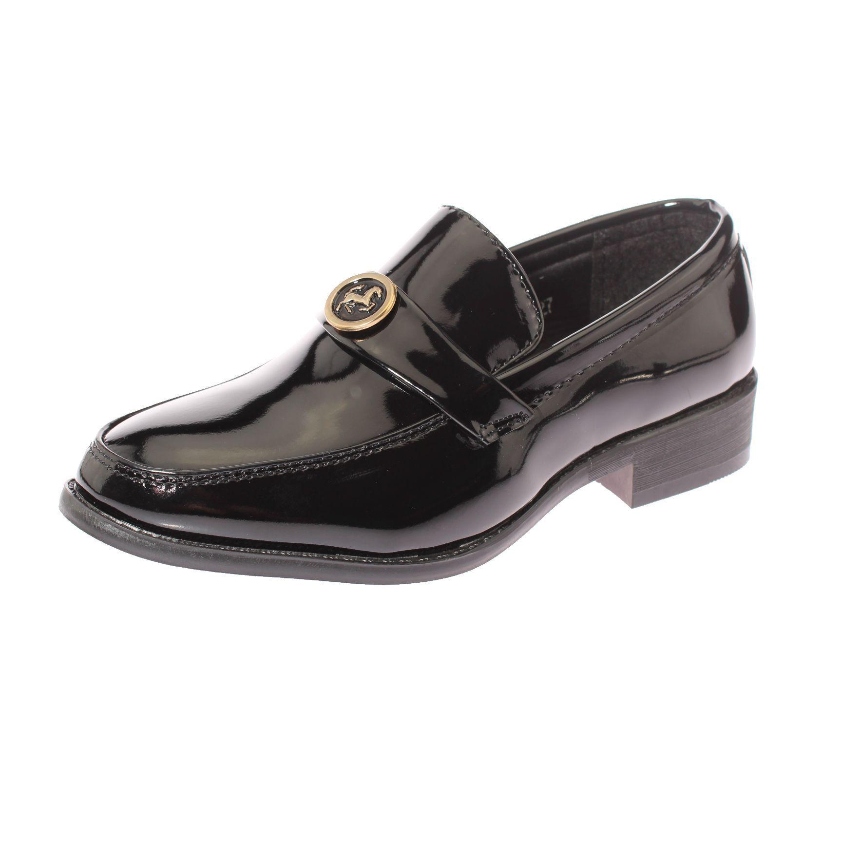 Zapato Negro Vía Franca Niño-0