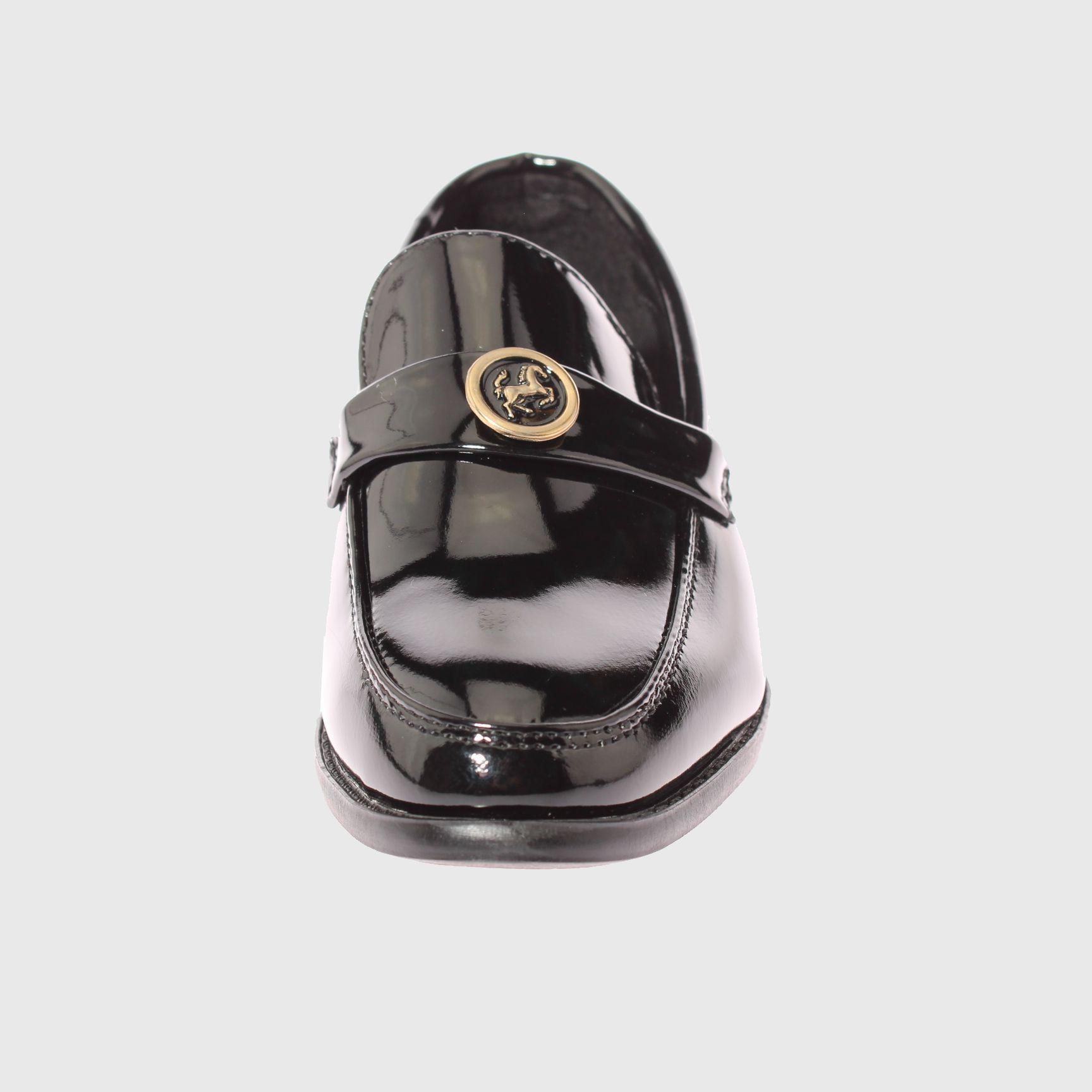 Zapato Negro Vía Franca Niño-2