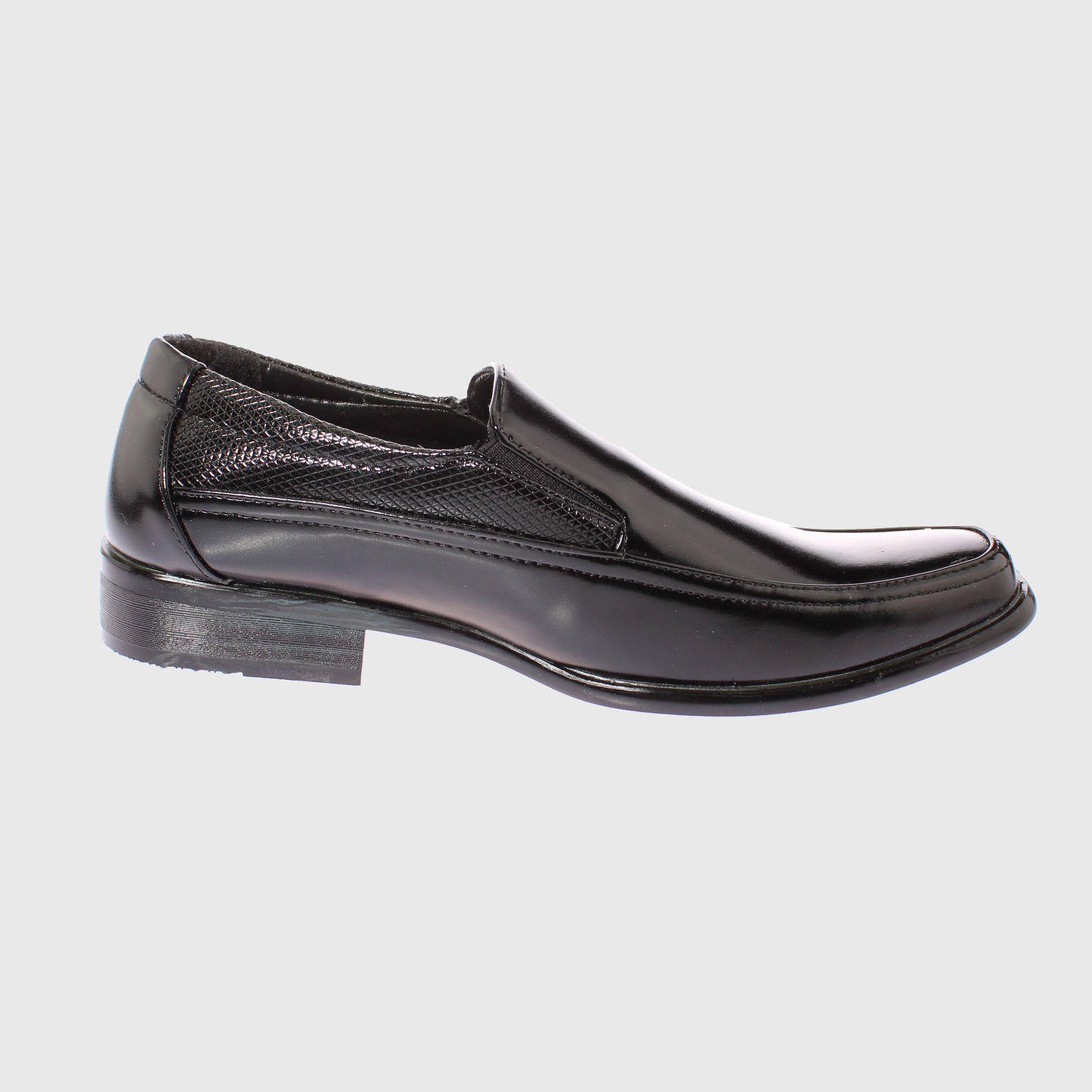 Zapato Negro Vía Franca Hombre-3