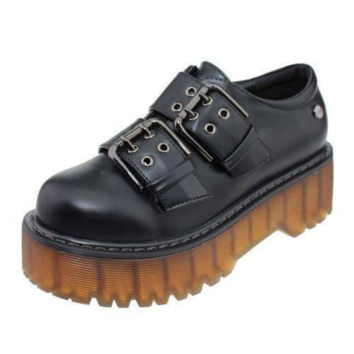Zapato Army Para Mujer Color Negro-0
