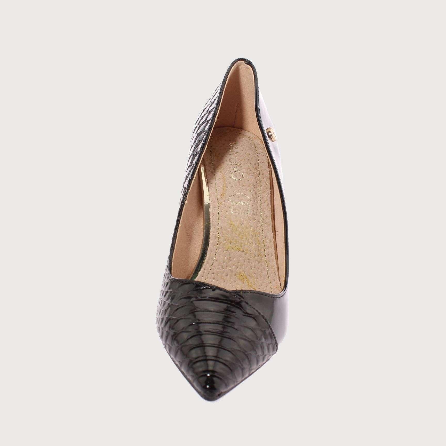 Zapato Taco Negro Vía Franca Mujer Art: 512090509NEGRO-2