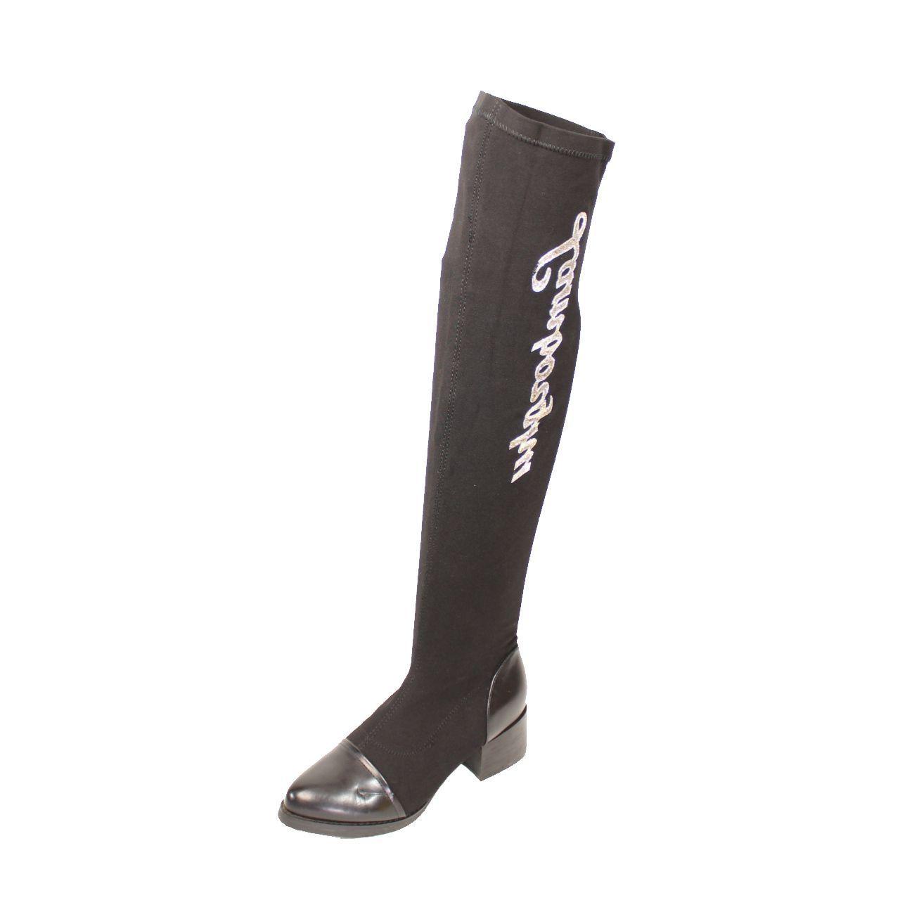 Bota Negro Vía Franca Mujer-0
