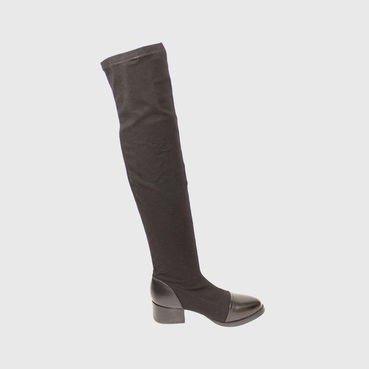 Bota Negro Vía Franca Mujer-2